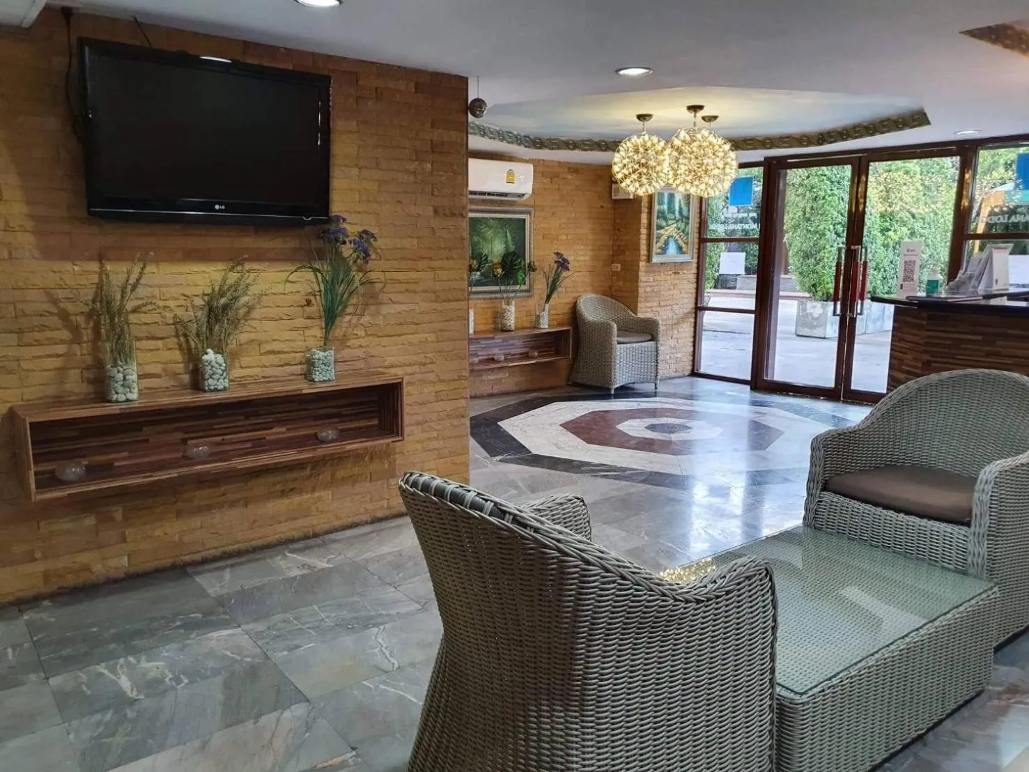 Lobby or reception in The Montana Lodge-Sathorn