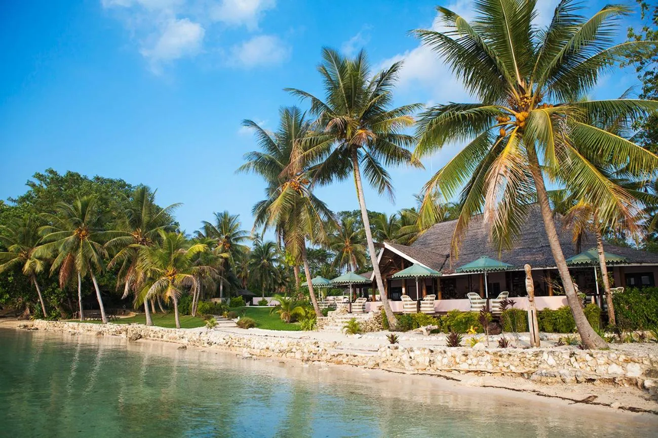 Facade/entrance in Aore Island Resort