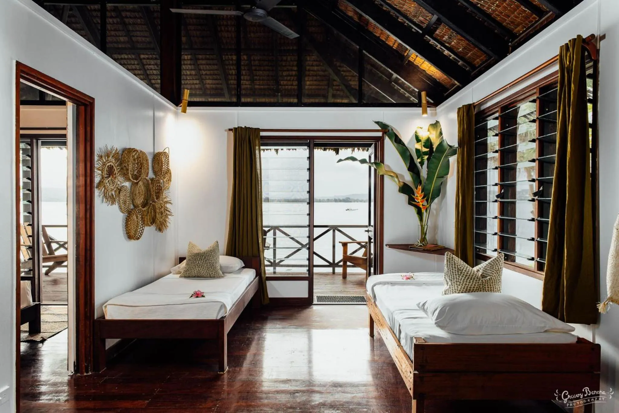 Bed in Aore Island Resort