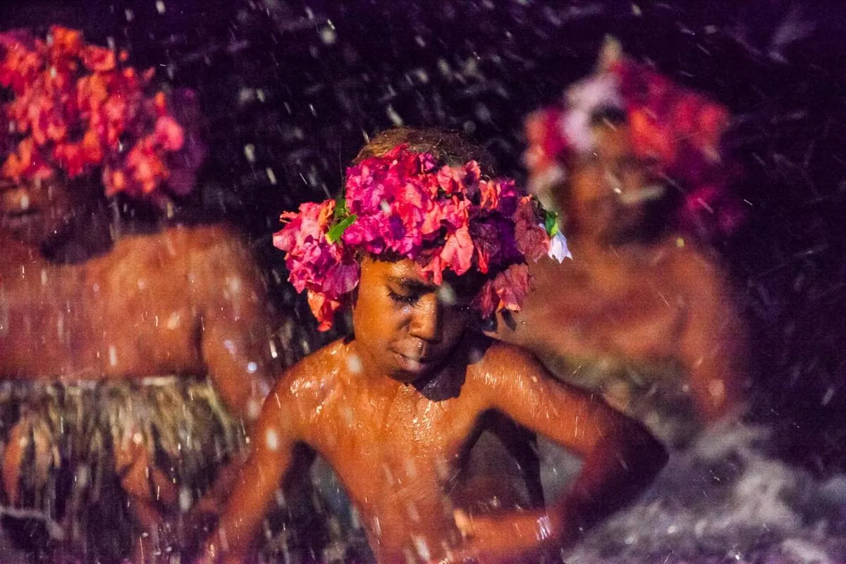 Evening entertainment in Aore Island Resort