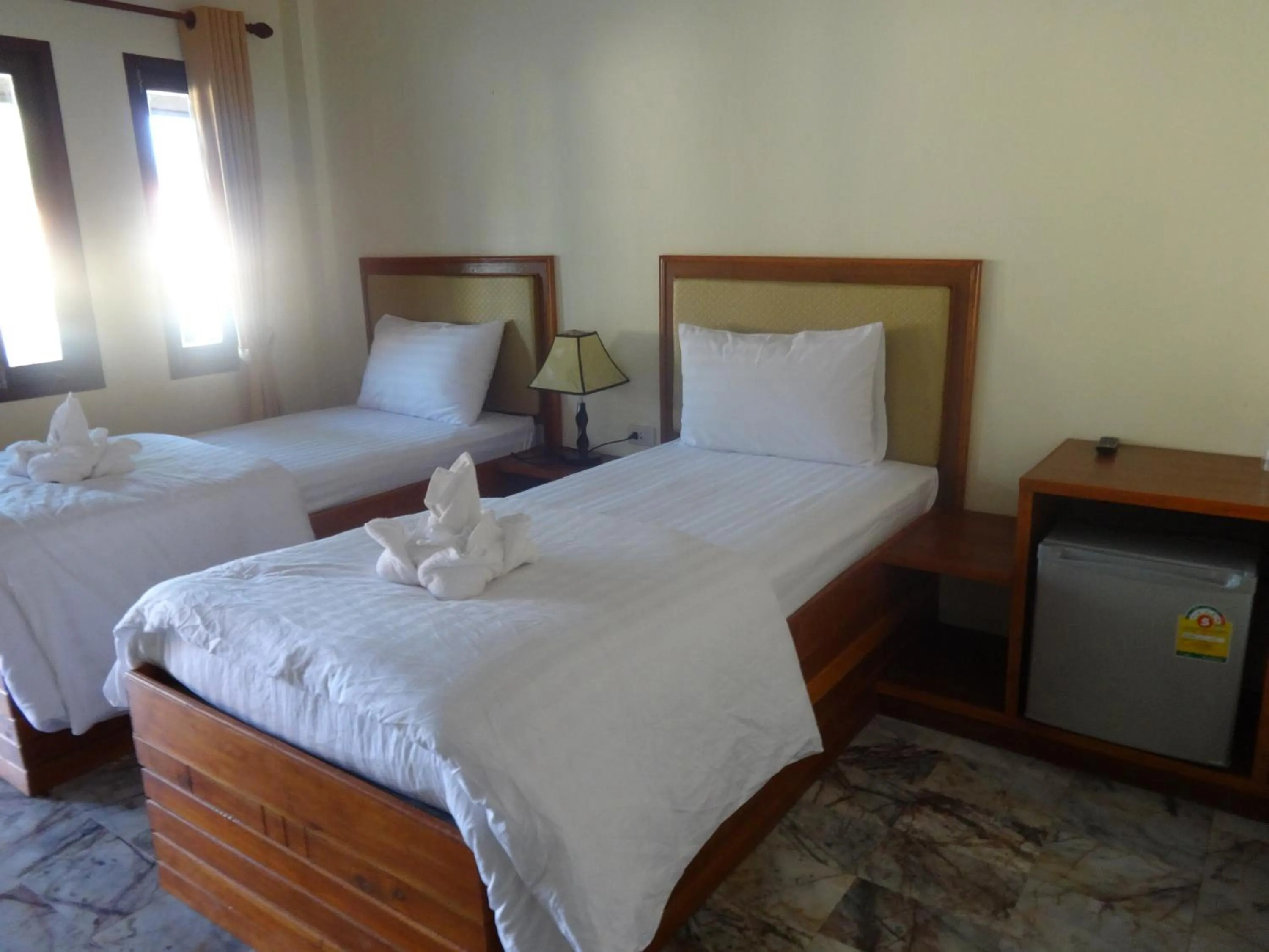 Bed in Needa Rock Resort