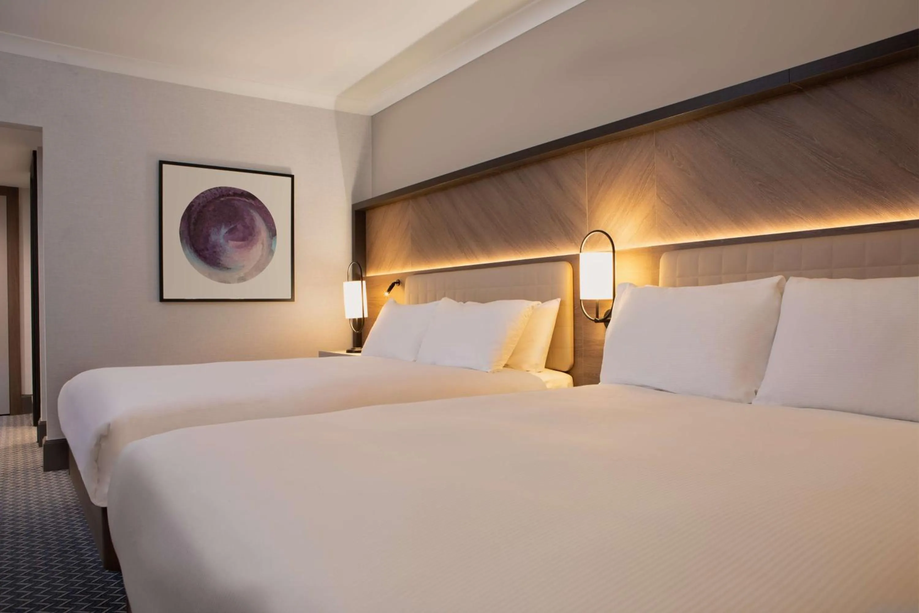 Bed in Hilton Glasgow