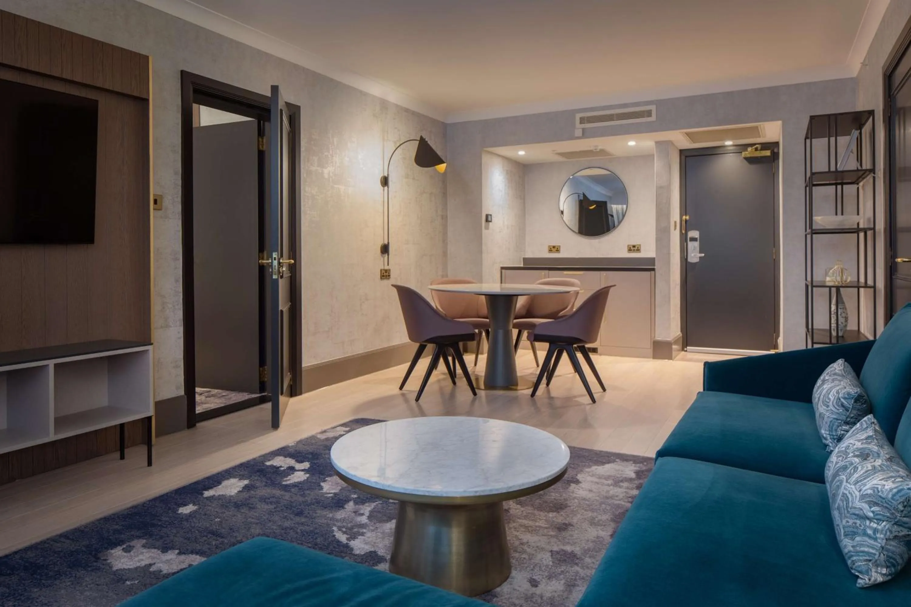 Seating area in Hilton Glasgow