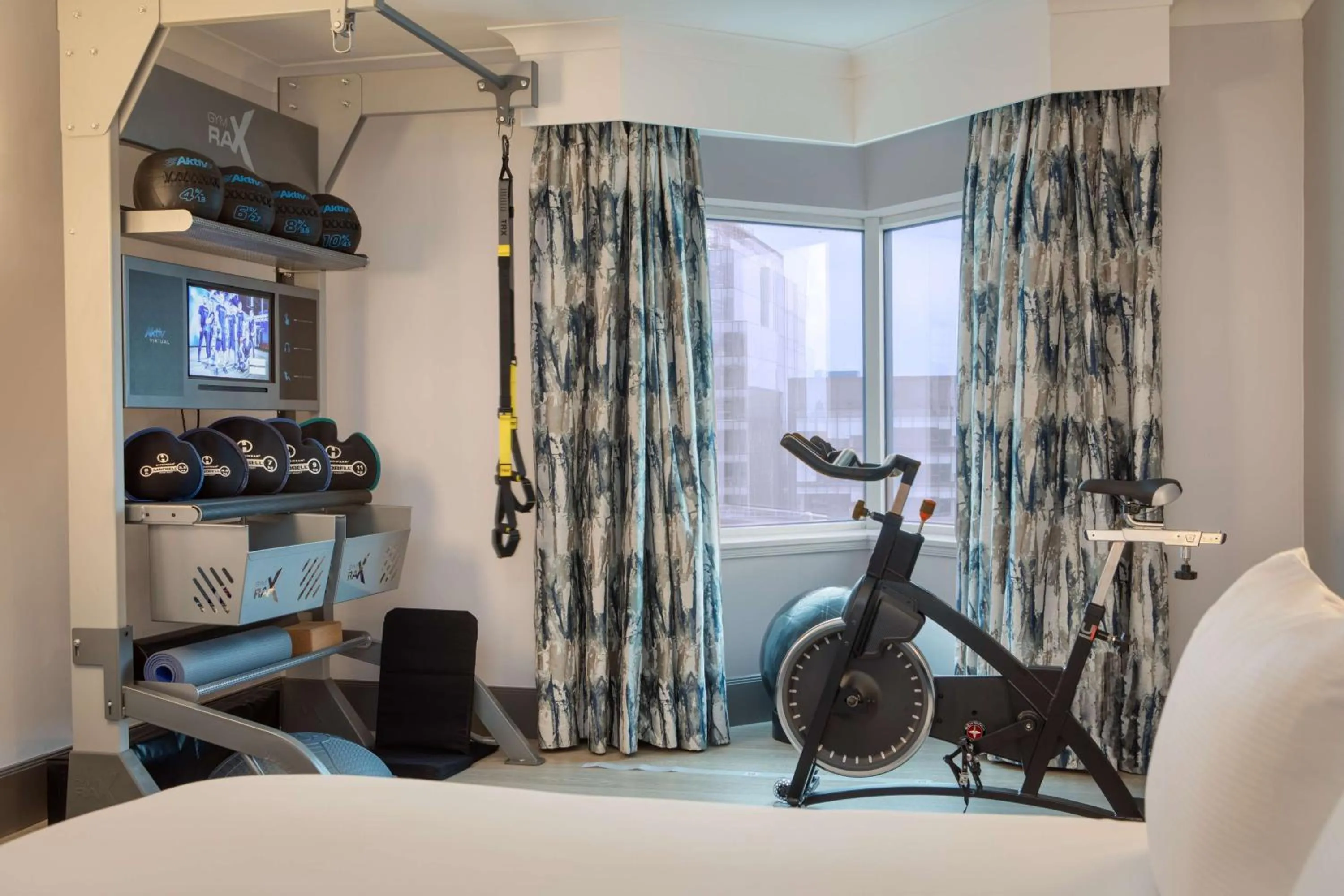 Bed in Hilton Glasgow