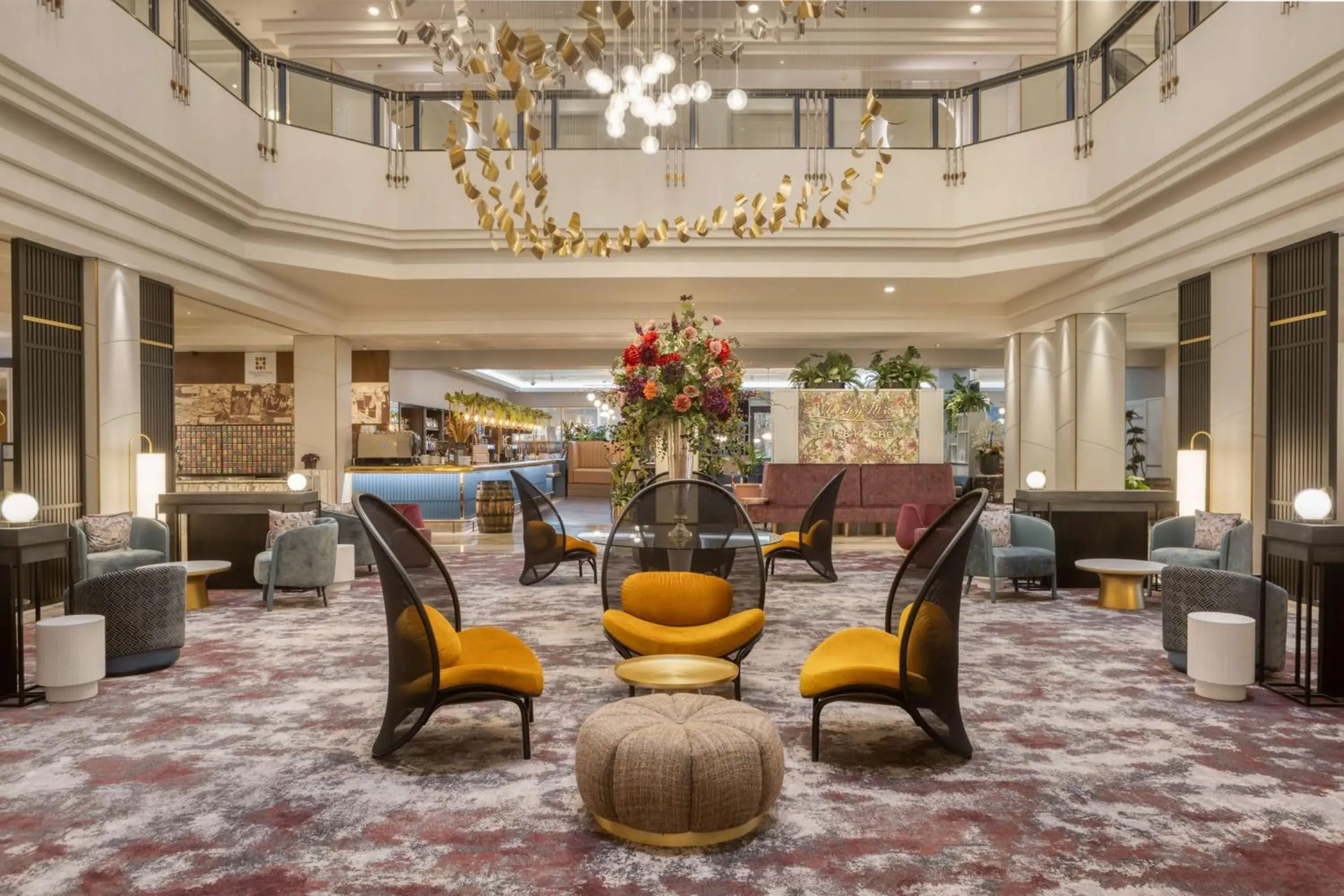 Lobby or reception in Hilton Glasgow Lobby or reception in Hilton Glasgow