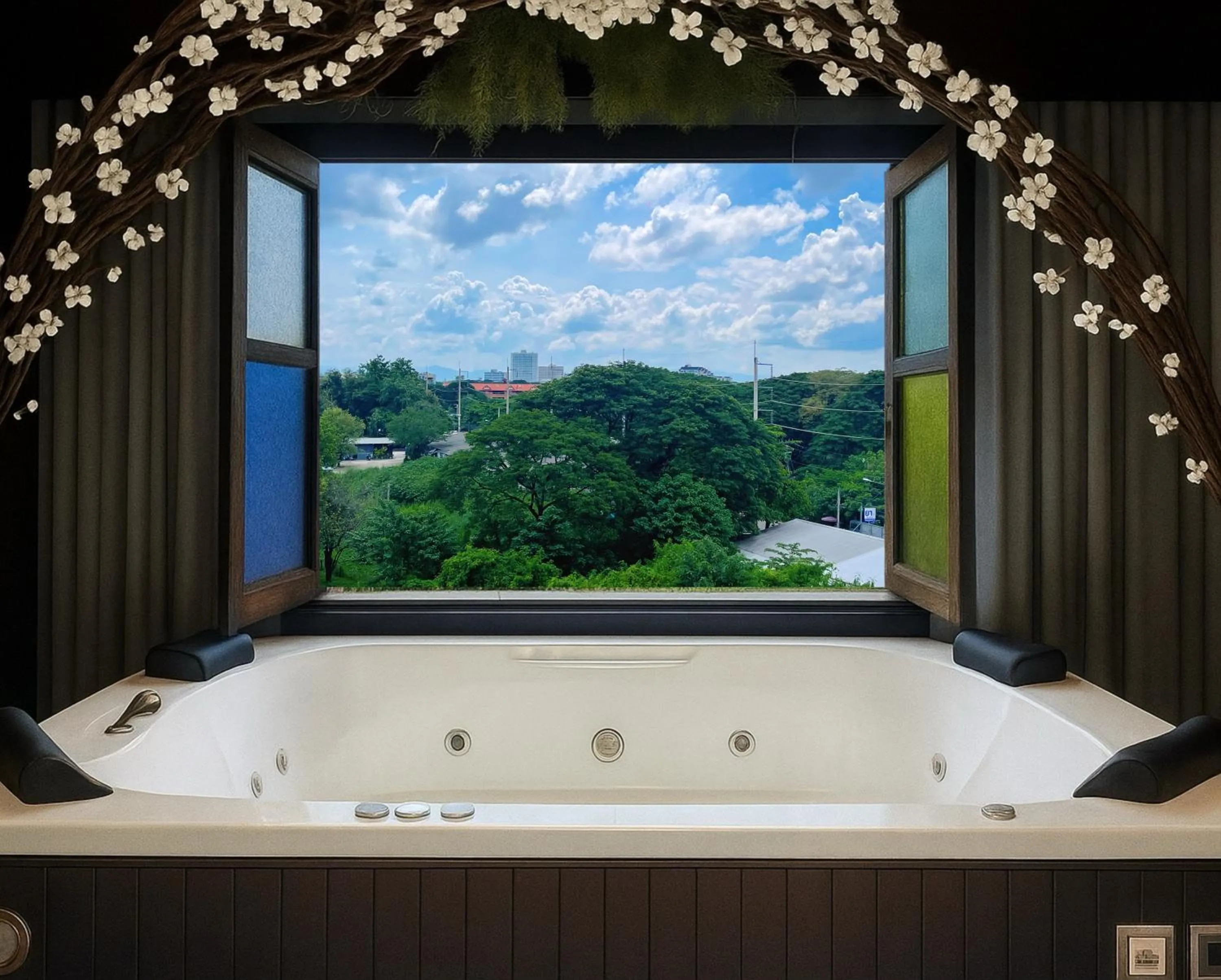 Hot Tub in Singha Montra Lanna Boutique Style Hotel