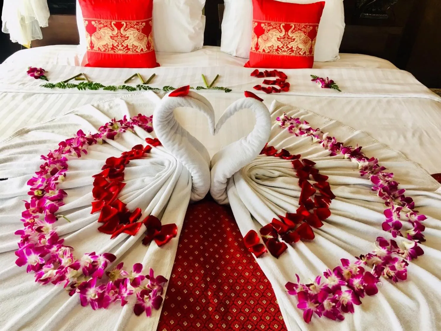 People, Bed in Singha Montra Lanna Boutique Style Hotel