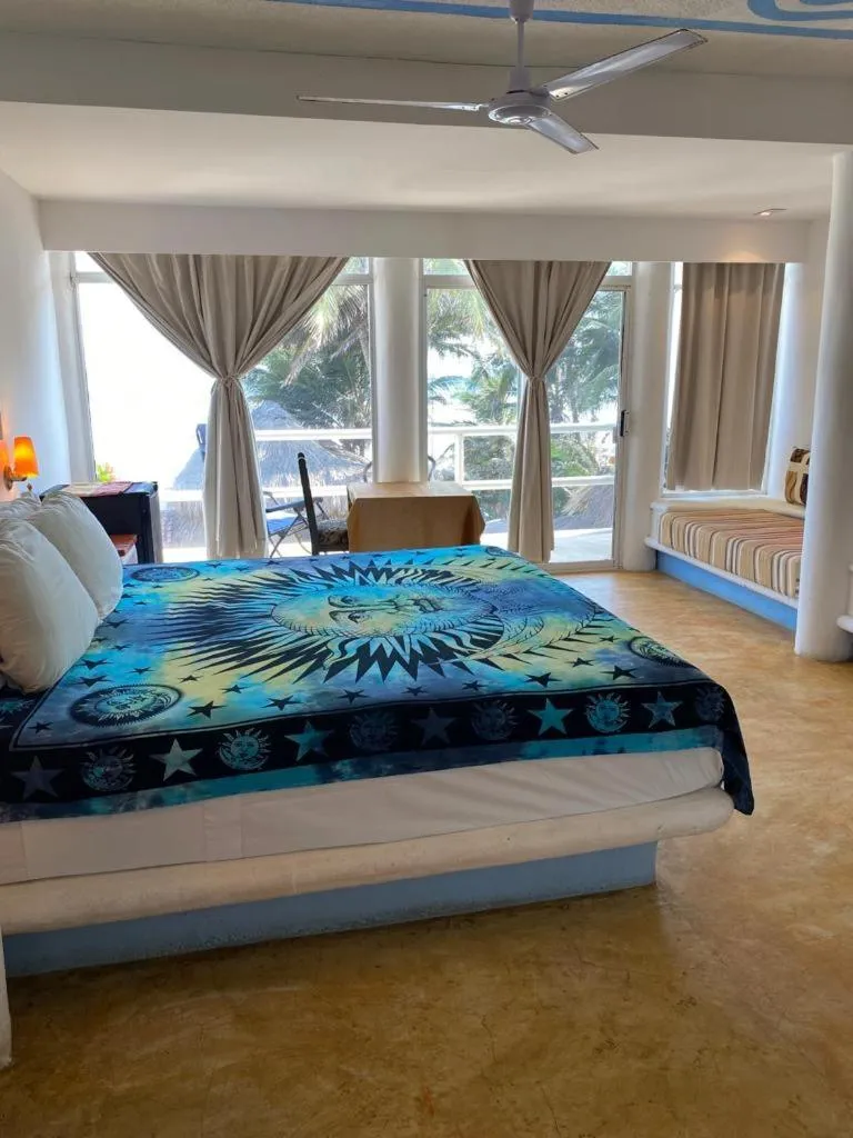 Bed in Casa de las Olas Surf & Beach Club