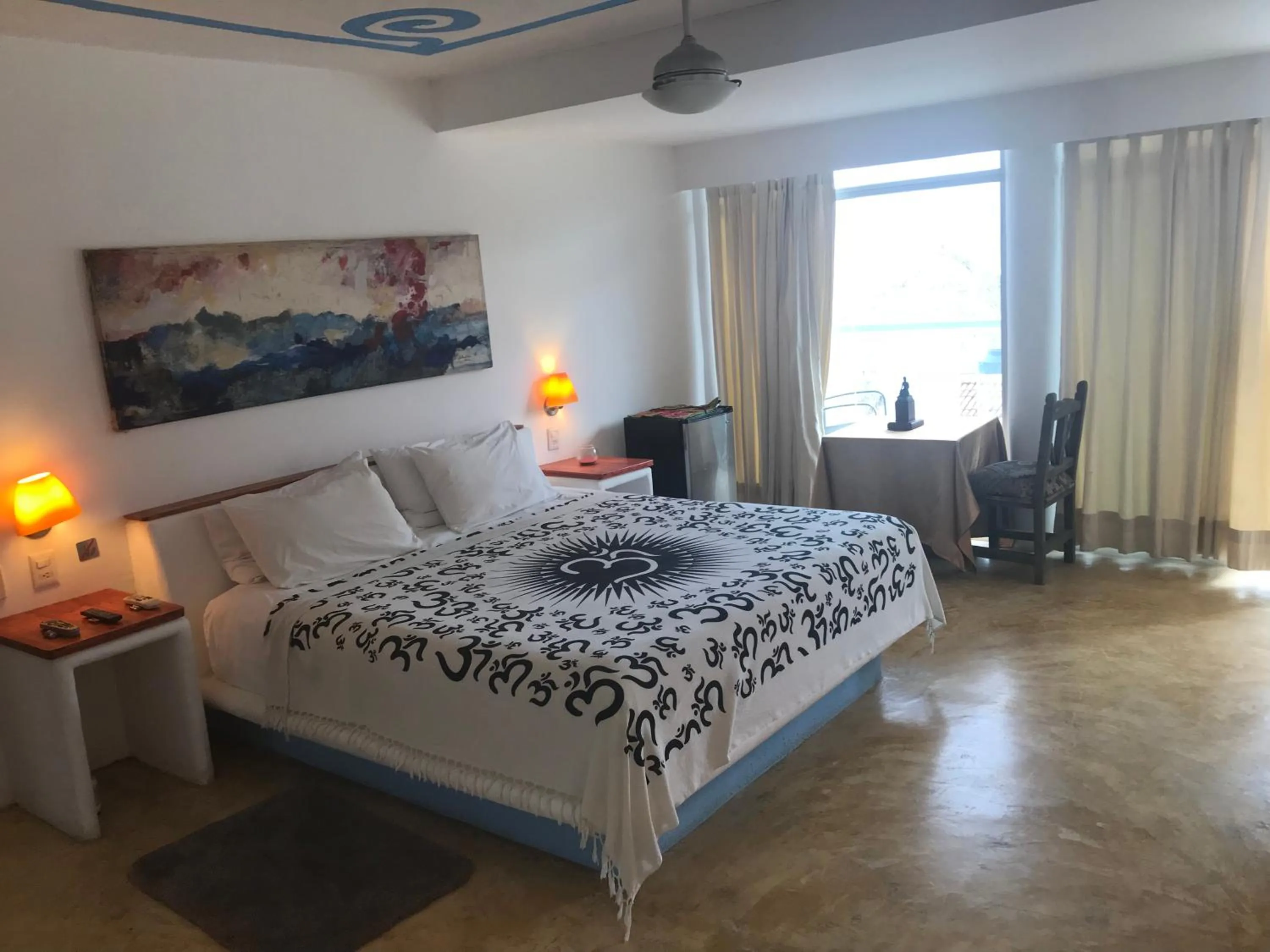 Bed in Casa de las Olas Surf & Beach Club