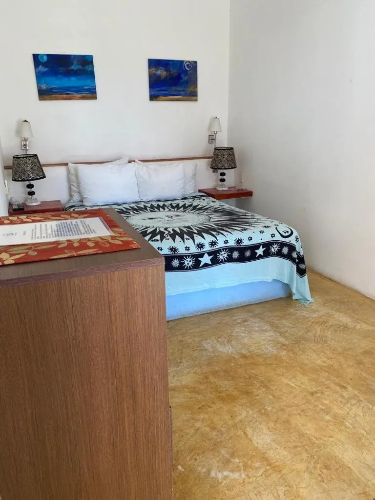 Bed in Casa de las Olas Surf & Beach Club
