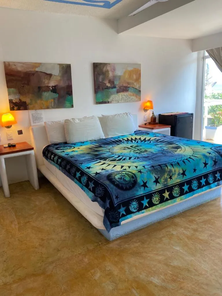 Bed in Casa de las Olas Surf & Beach Club