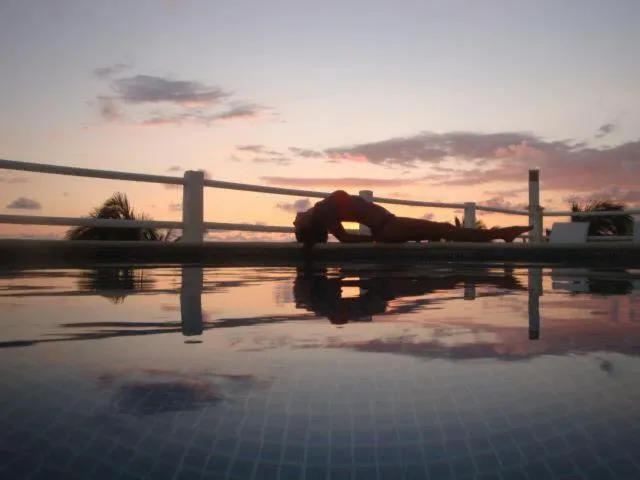 Swimming pool in Casa de las Olas Surf & Beach Club