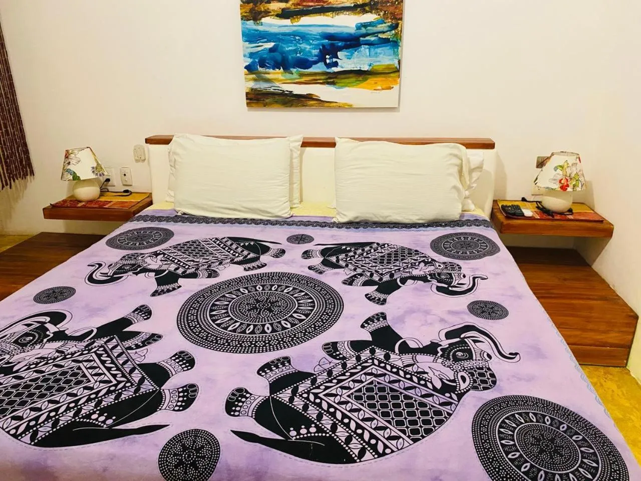 Bed in Casa de las Olas Surf & Beach Club