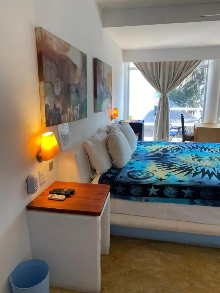 Bed in Casa de las Olas Surf & Beach Club