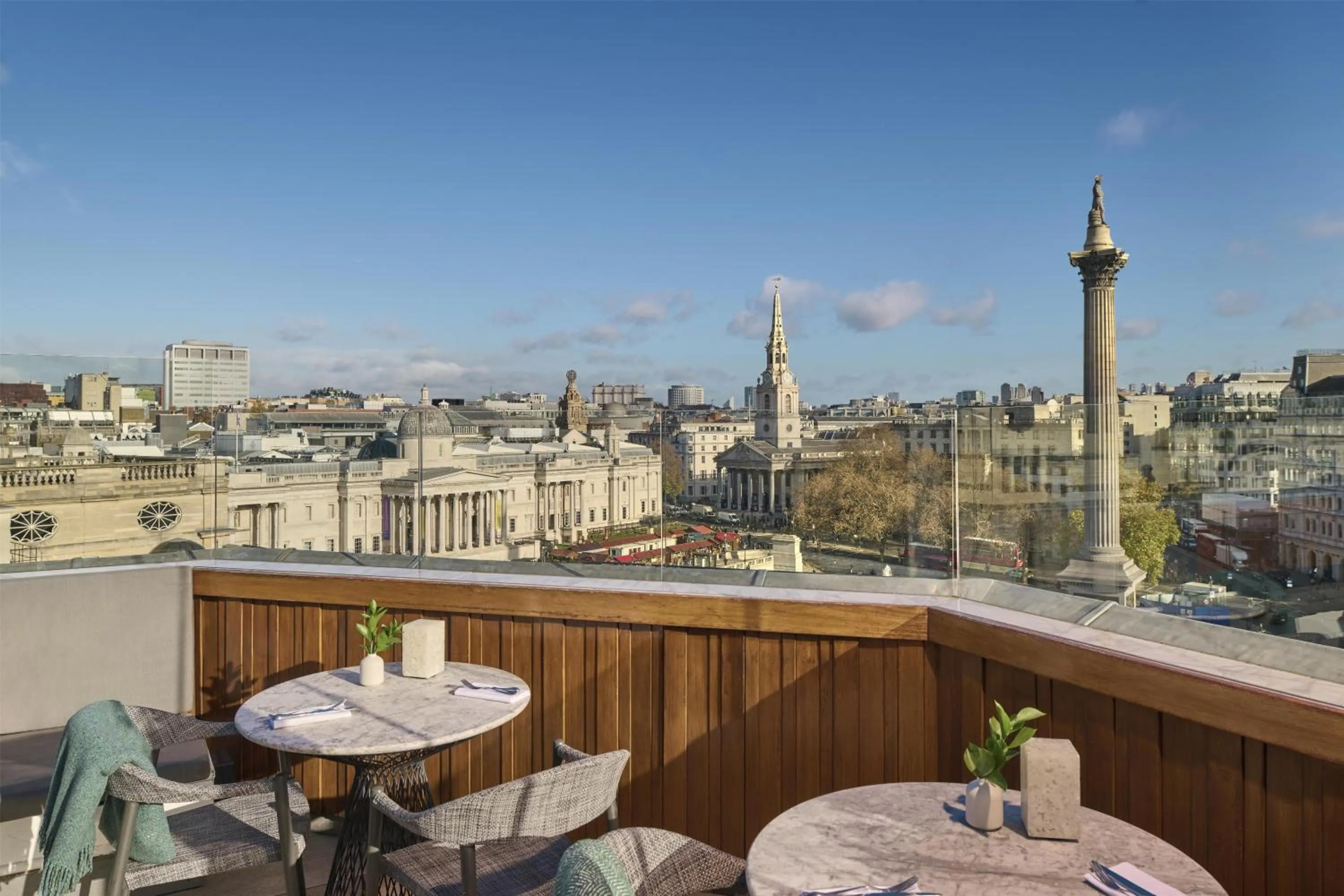 Inner courtyard view in The Trafalgar St James London Curio Collection by Hilton