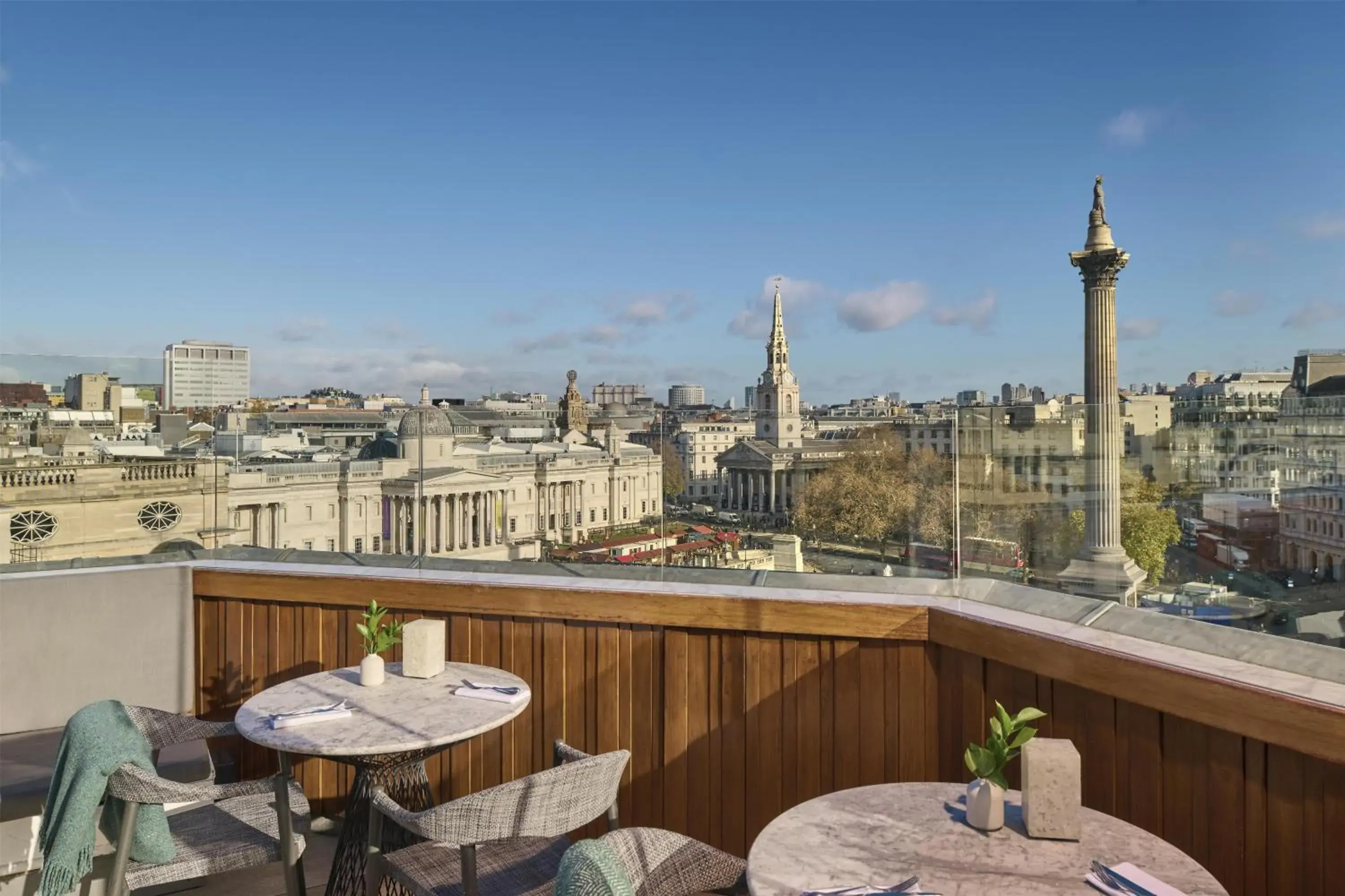 Inner courtyard view in The Trafalgar St James London Curio Collection by Hilton Inner courtyard view in The Trafalgar St James London Curio Collection by Hilton