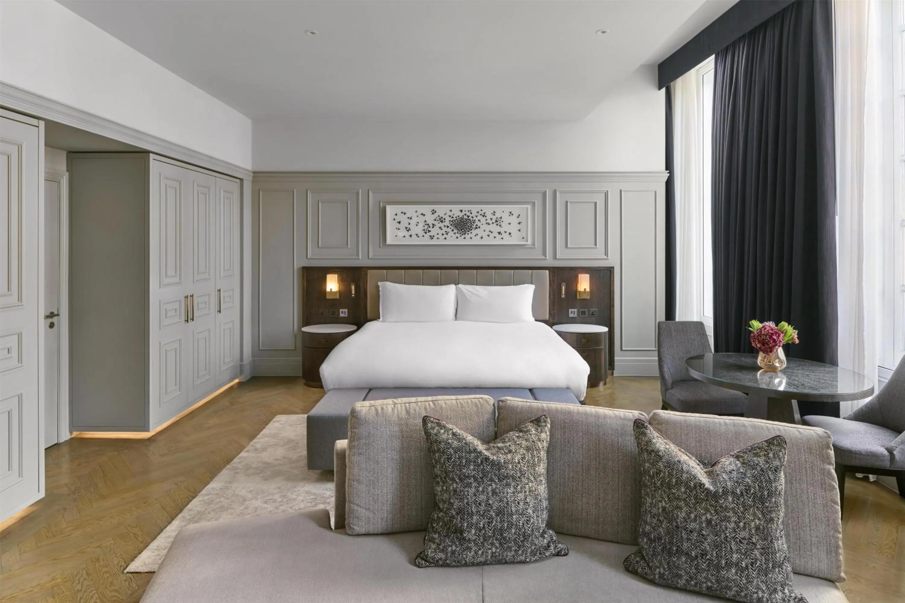 Bed in The Trafalgar St James London Curio Collection by Hilton