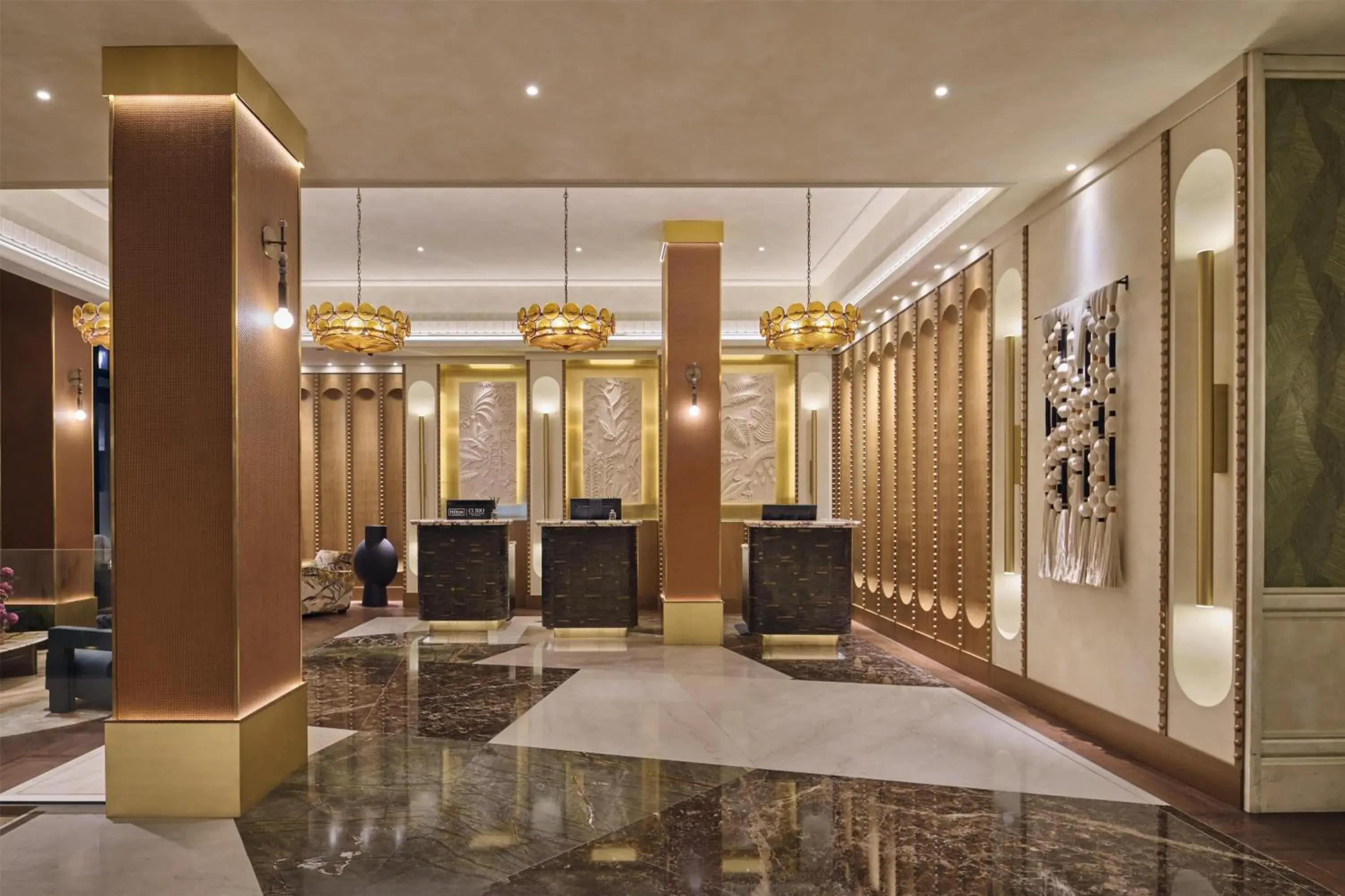 Lobby or reception in The Trafalgar St James London Curio Collection by Hilton Lobby or reception in The Trafalgar St James London Curio Collection by Hilton