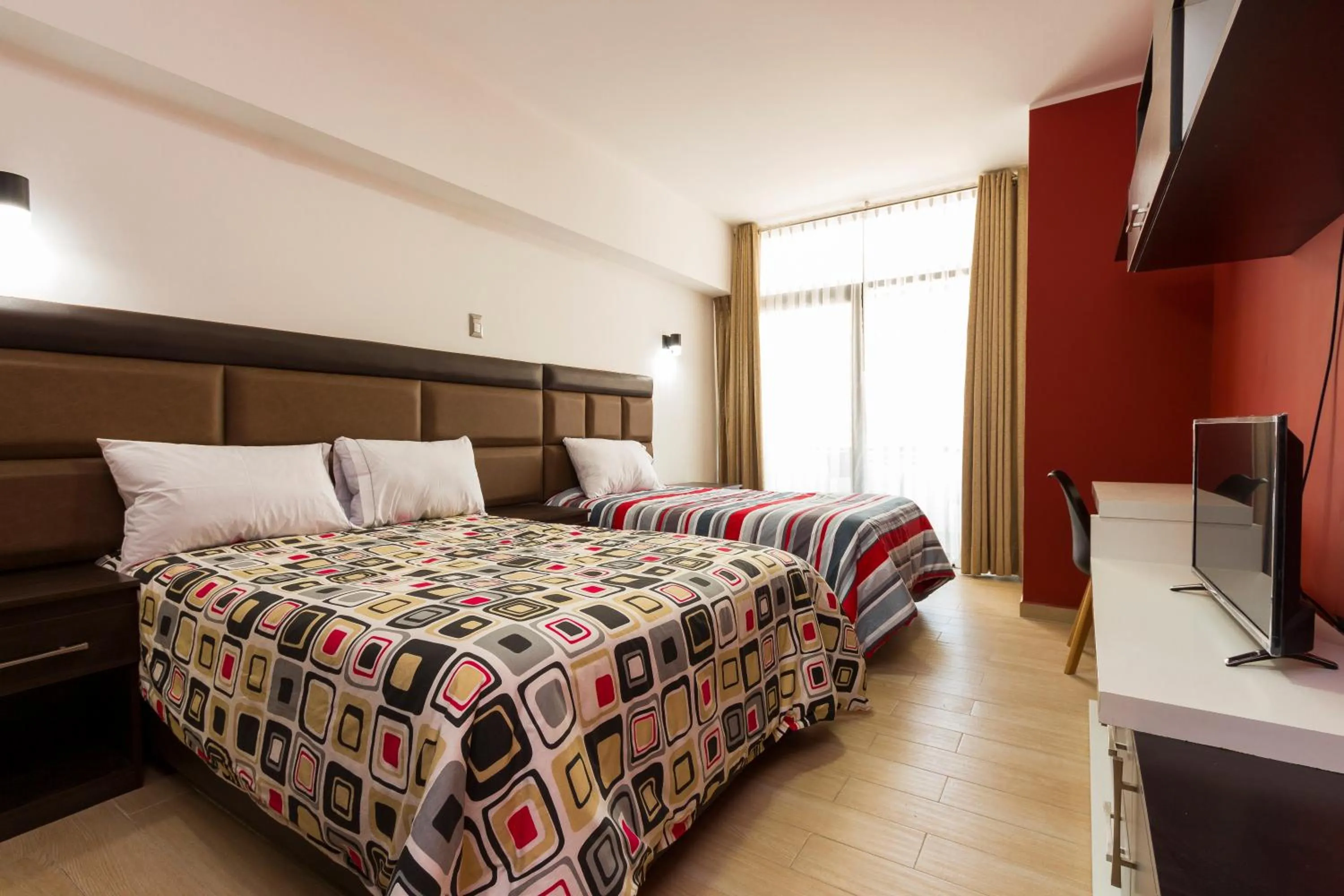 Bed in Hotel Turin