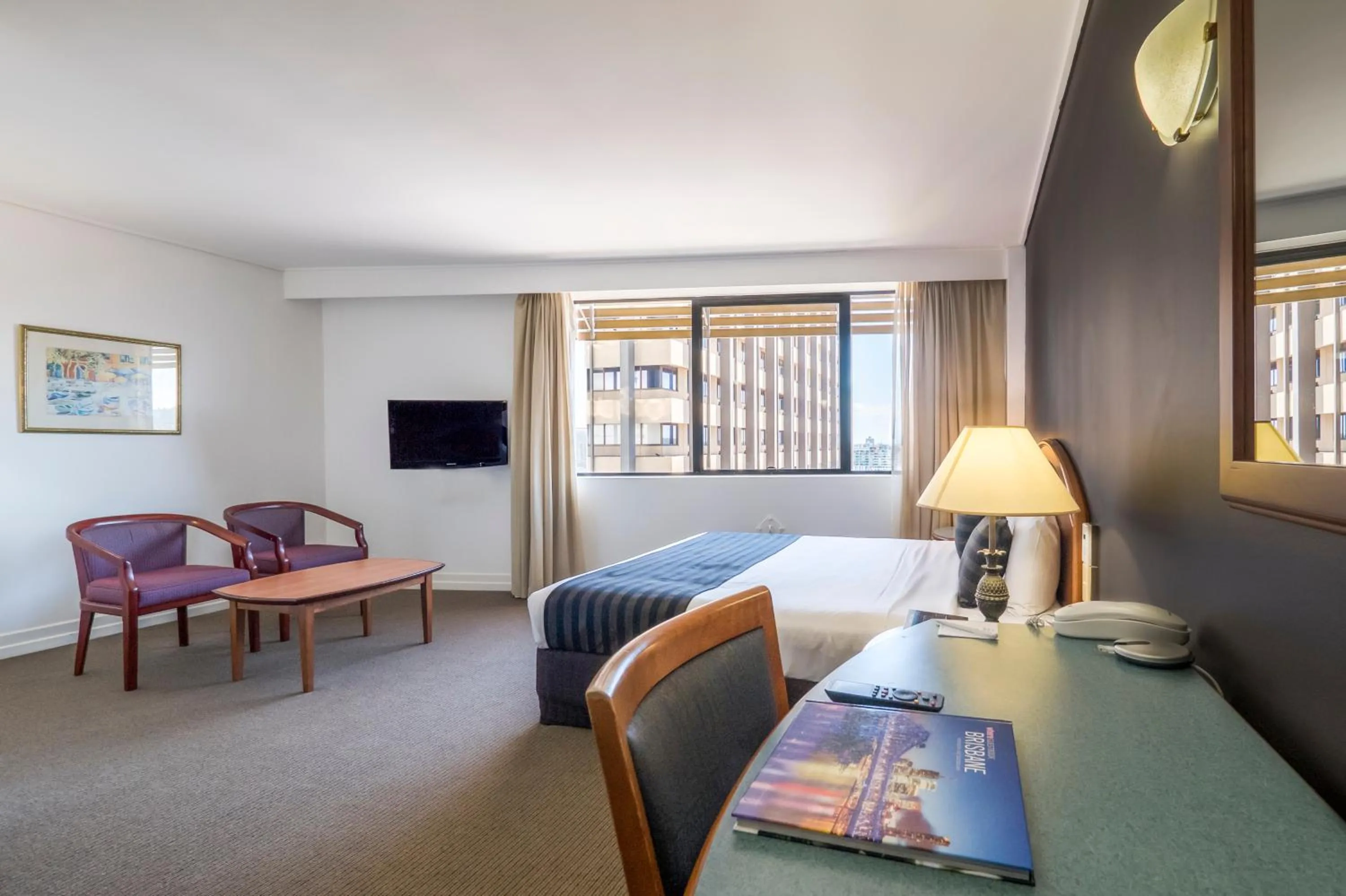 Bedroom, Bed in Great Southern Hotel Brisbane