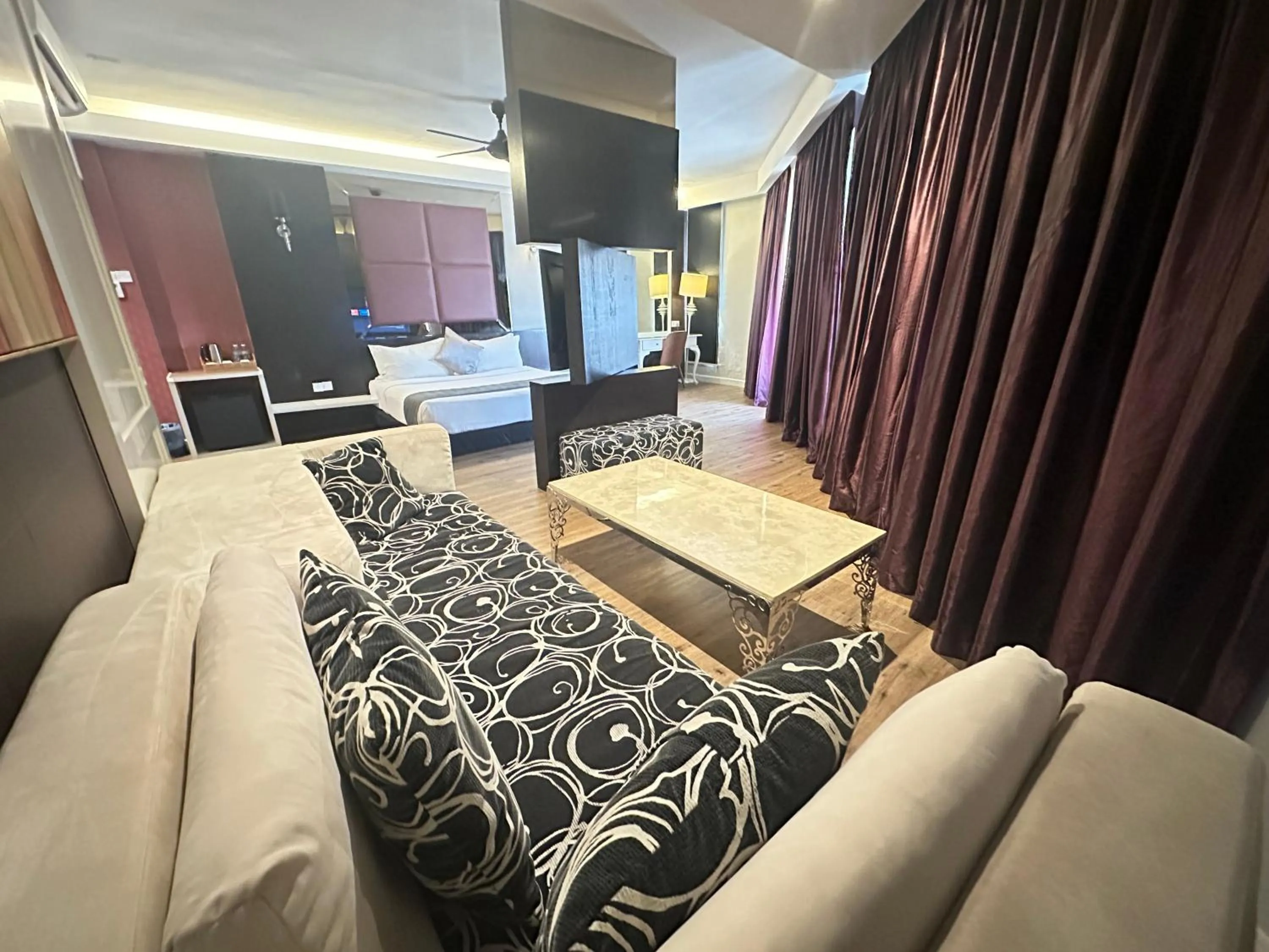 Bed in The Sterling Boutique Hotel Melaka