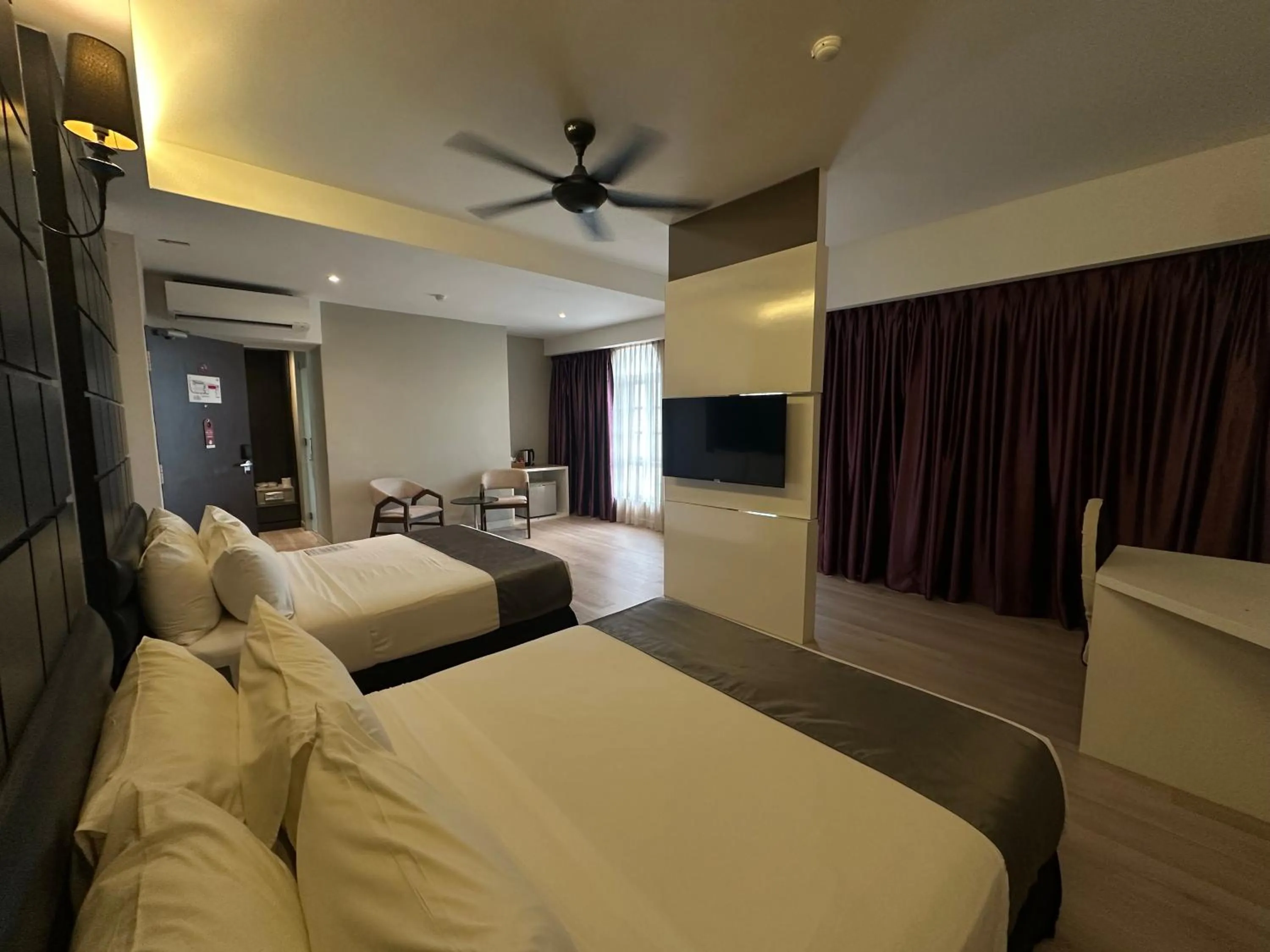 Coffee/tea facilities, Bed in The Sterling Boutique Hotel Melaka