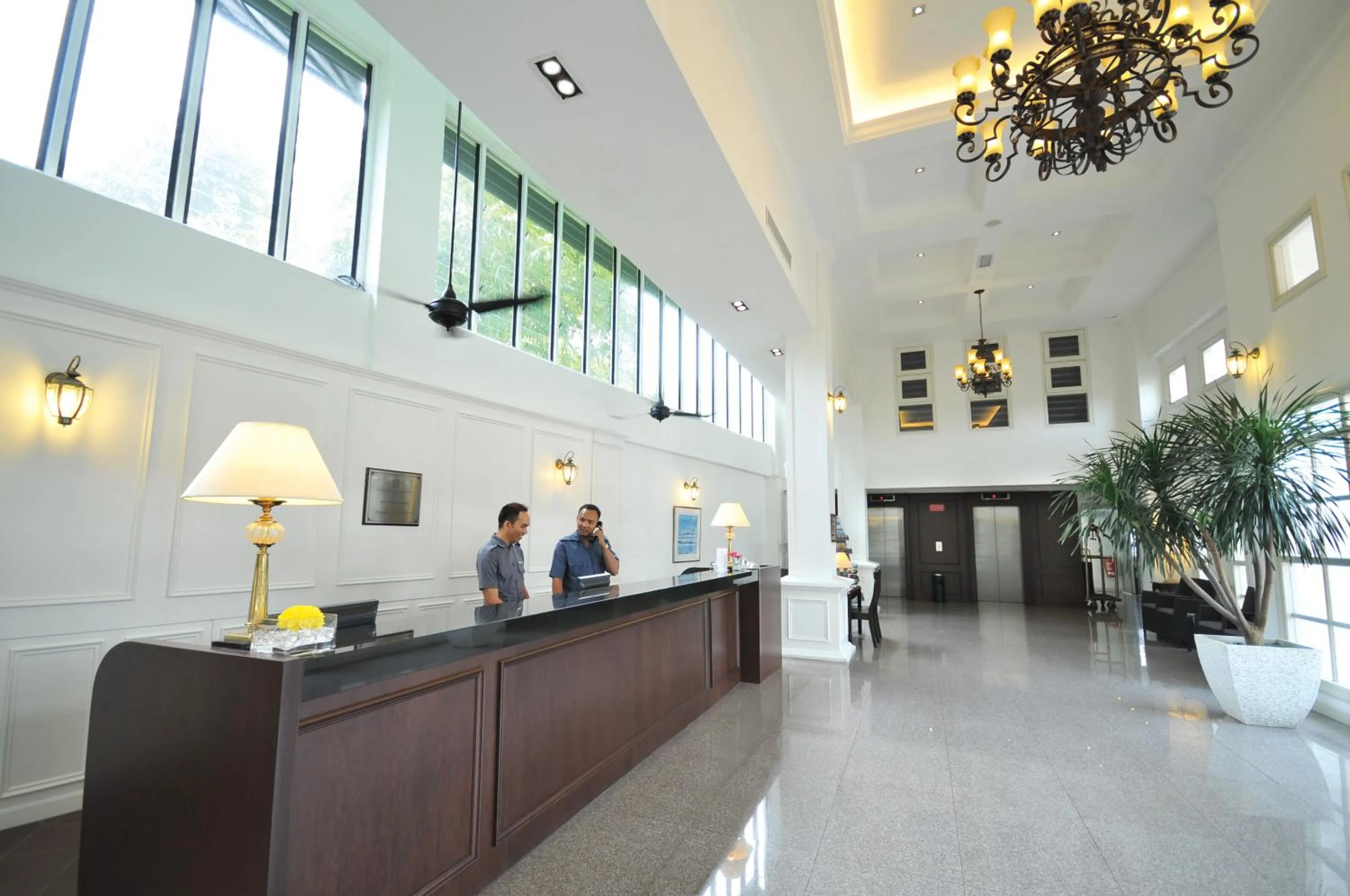 Lobby or reception in The Sterling Boutique Hotel Melaka