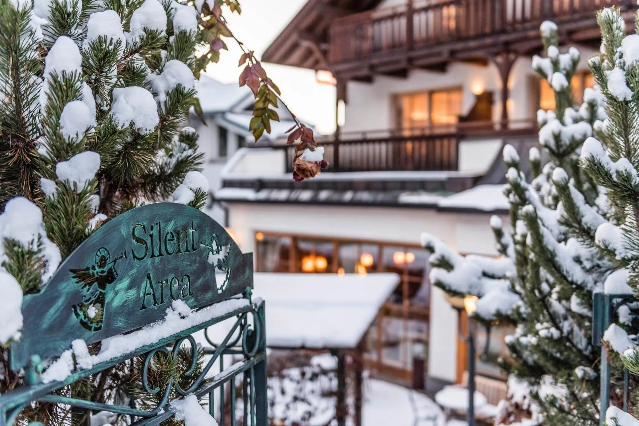 Garden view in Hotel Angelo Engel