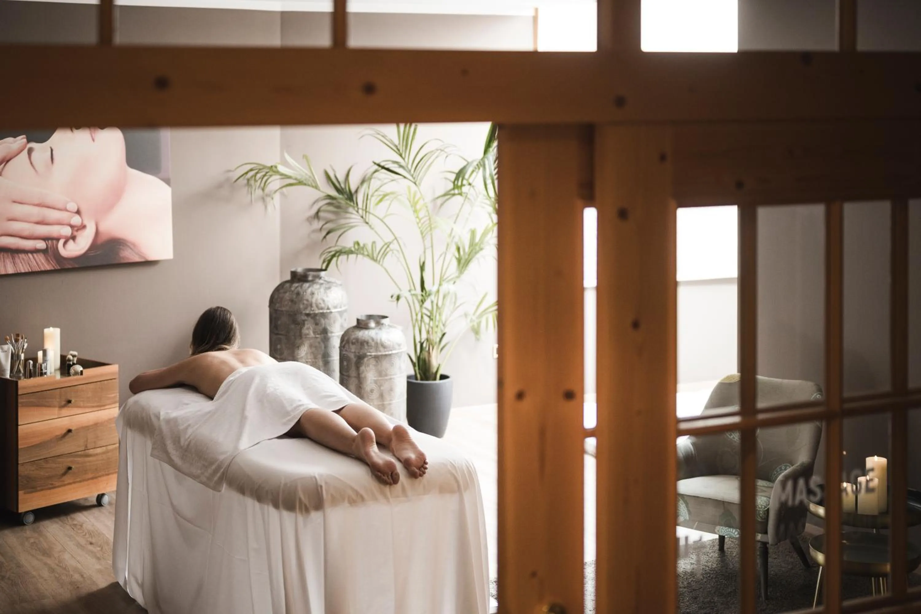 Spa and wellness centre/facilities, Bed in Hotel Angelo Engel