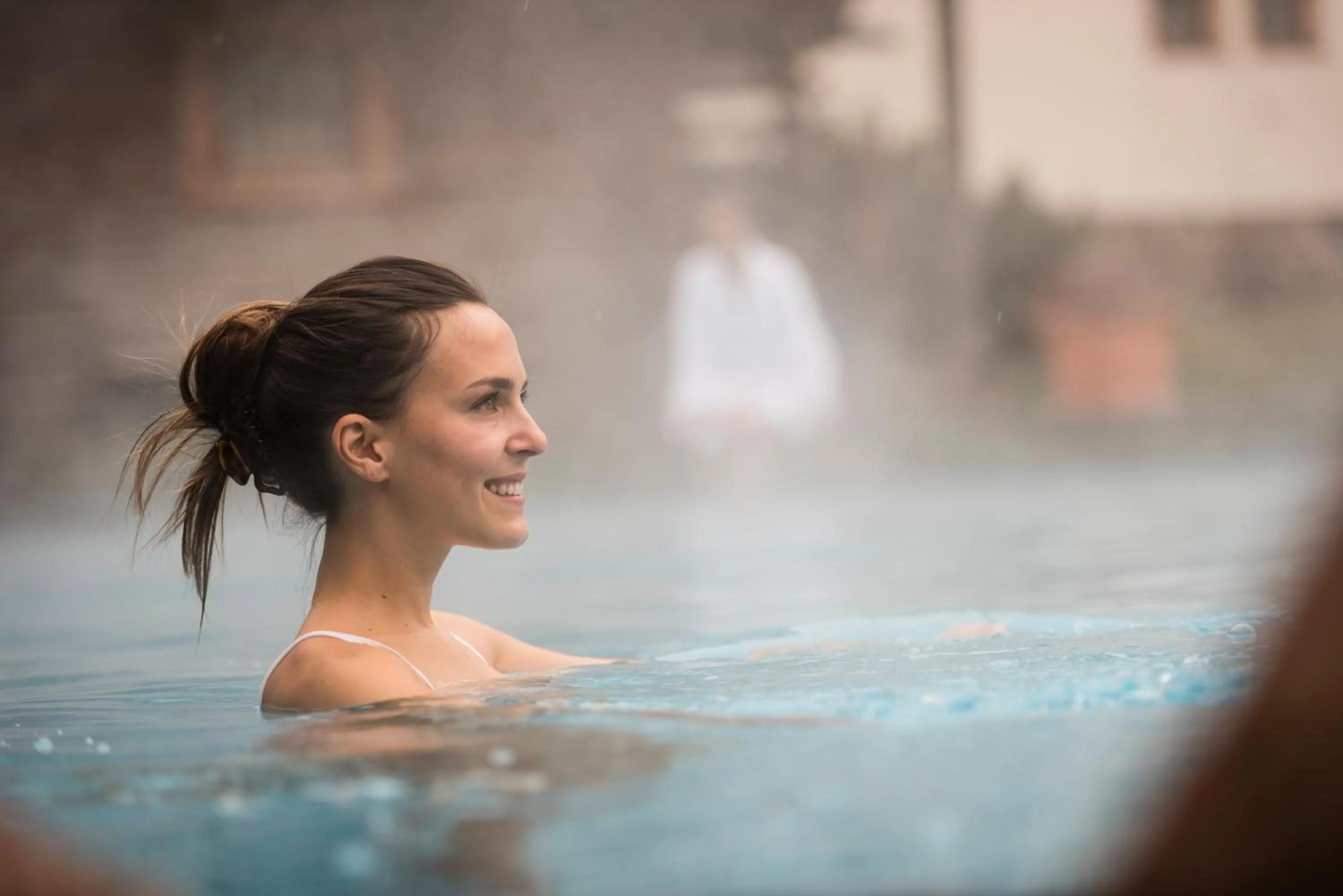 Open Air Bath in Hotel Angelo Engel