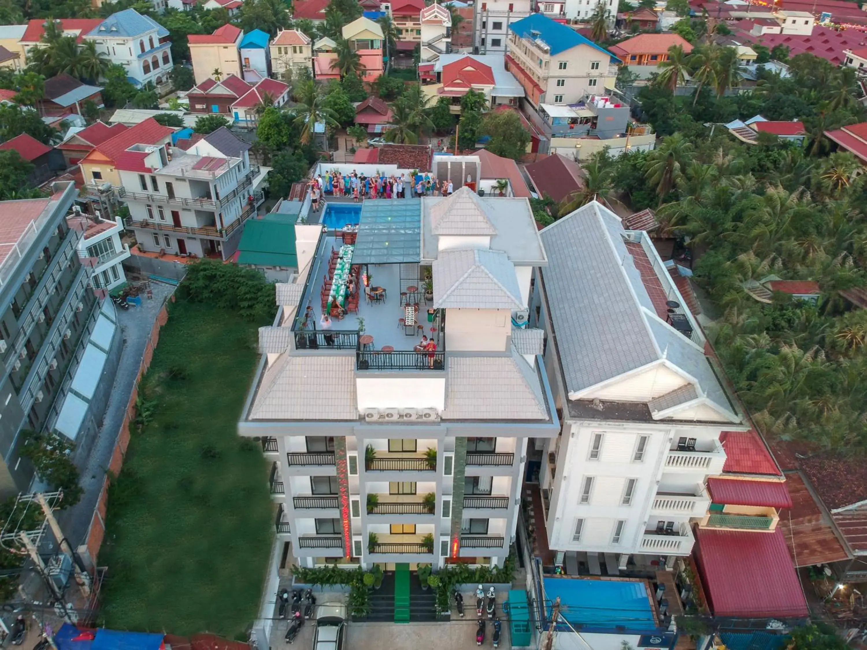 Property building, Bird's-eye View in Angkor City View Hotel