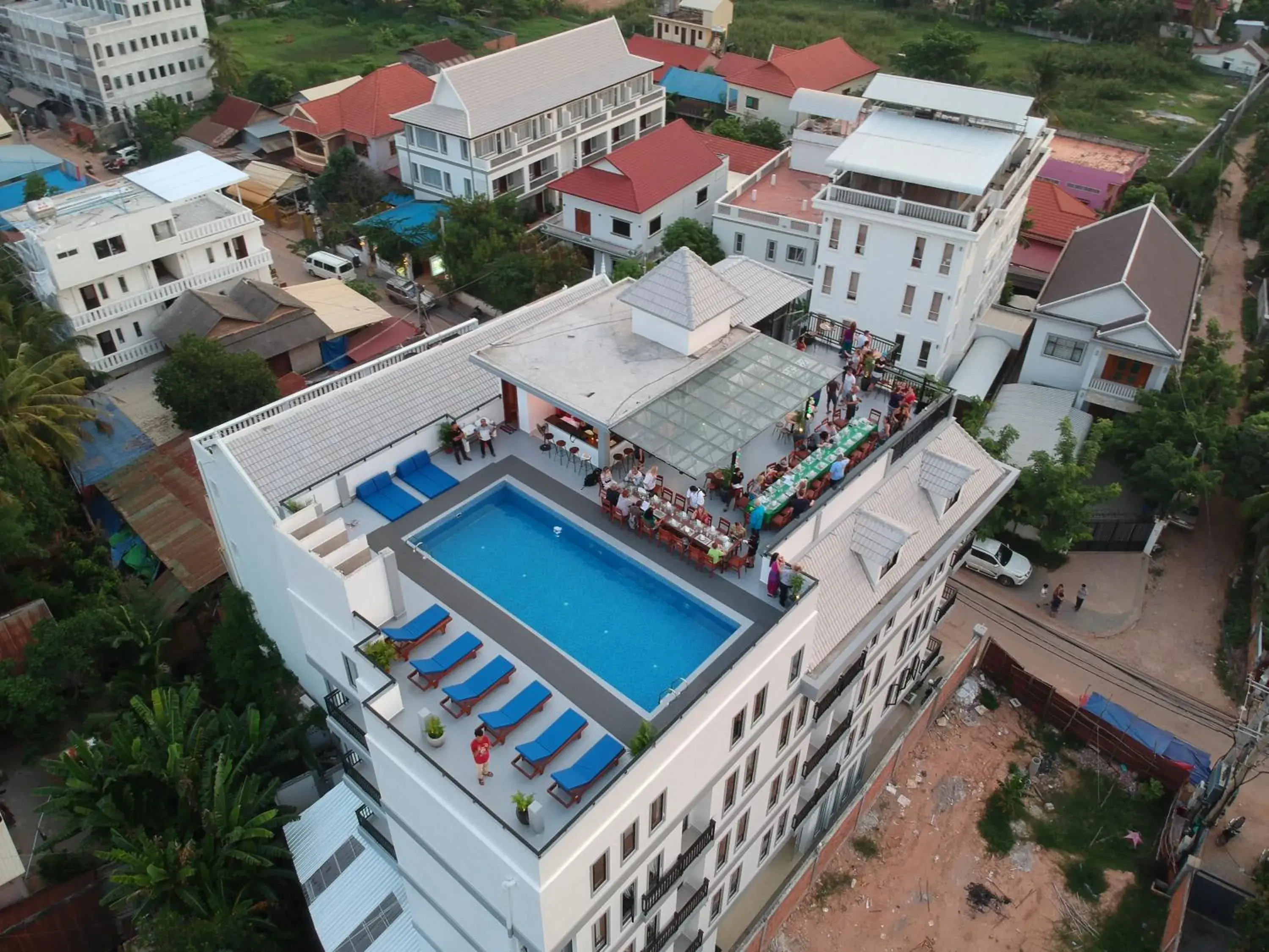 Property building, Bird's-eye View in Angkor City View Hotel