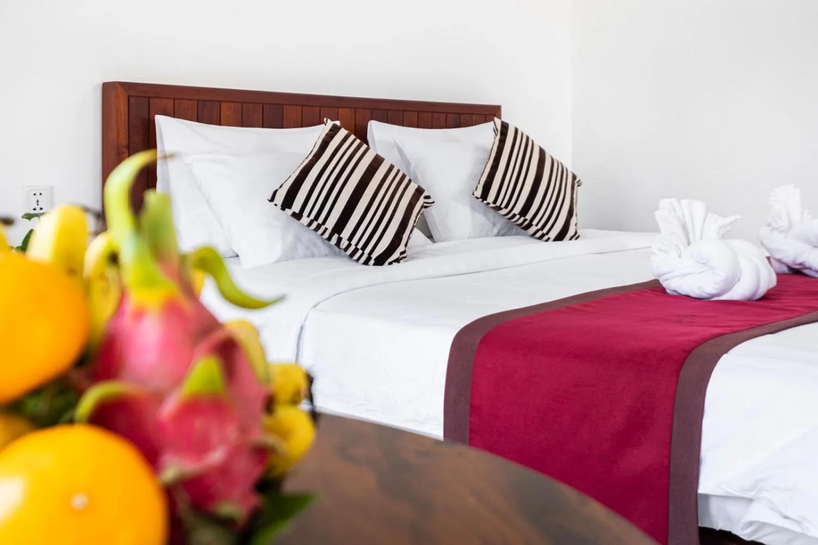 Bed in Angkor City View Hotel