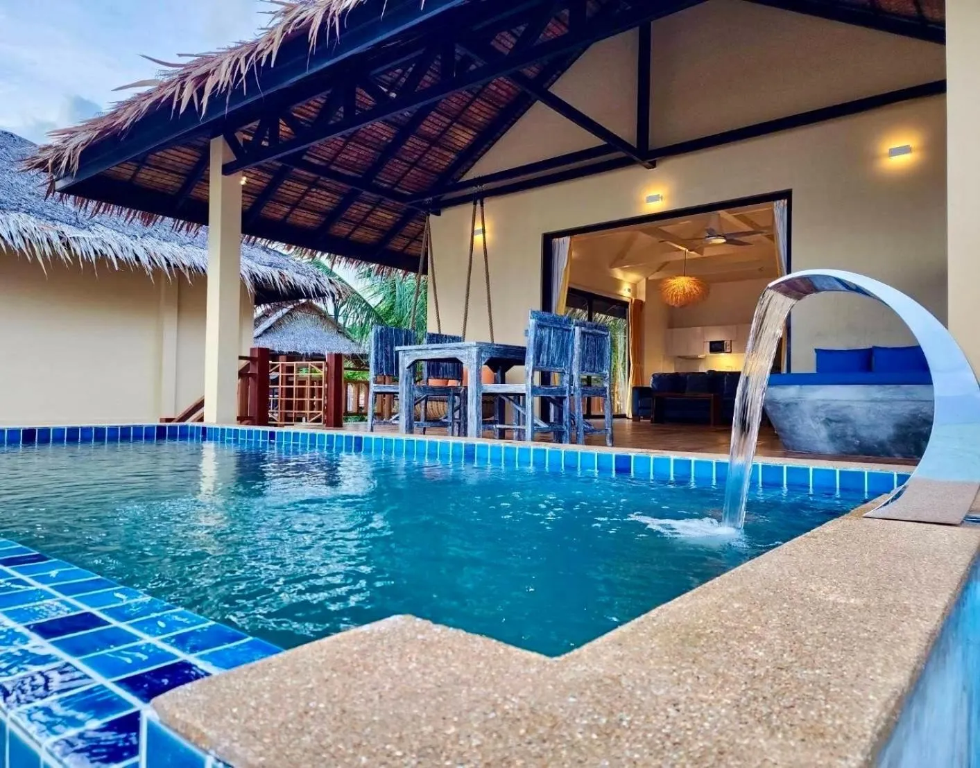 Swimming pool in Absolute Beachfront Resort