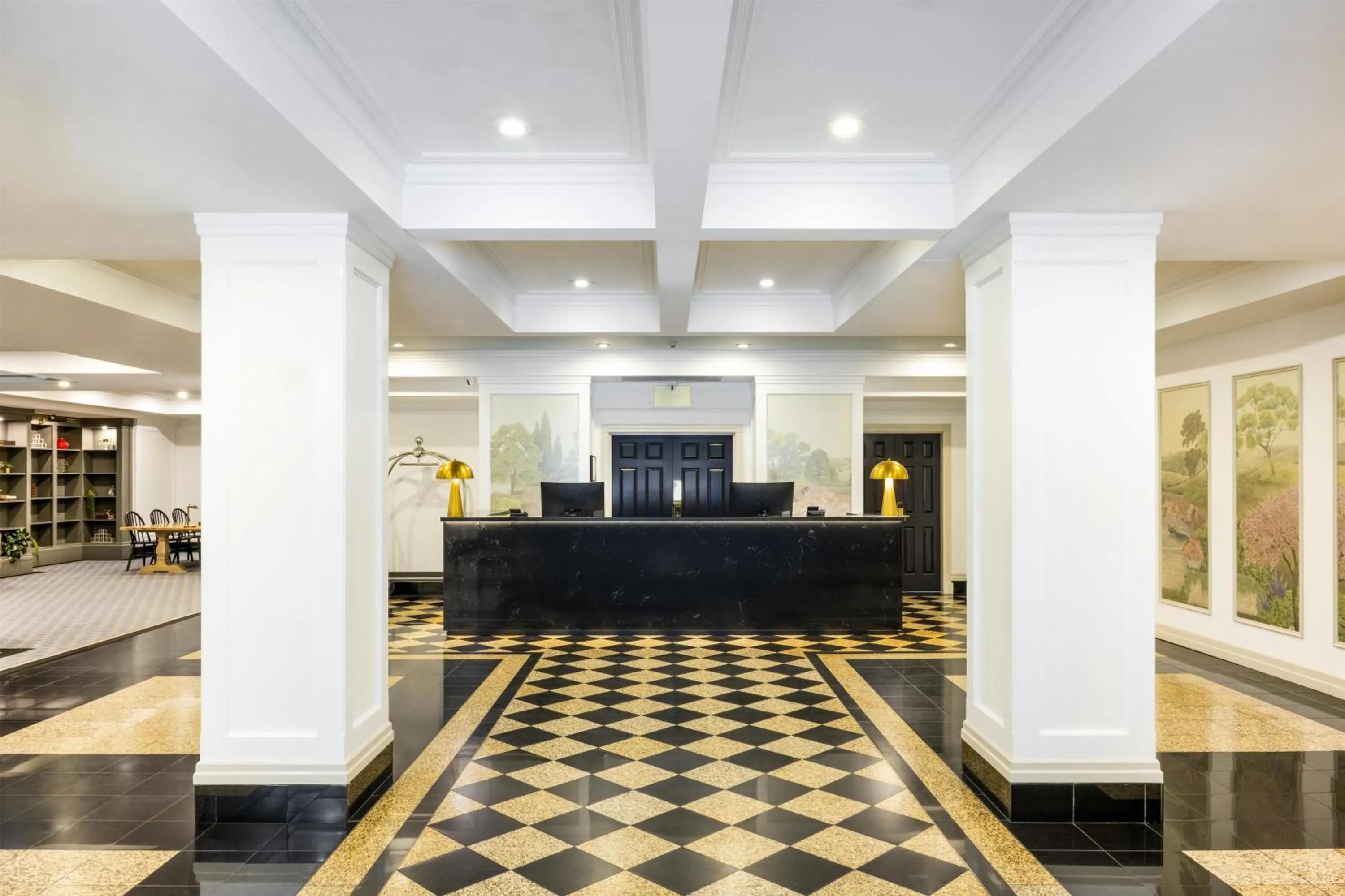 Lobby or reception in Adina Apartment Hotel Brisbane Anzac Square