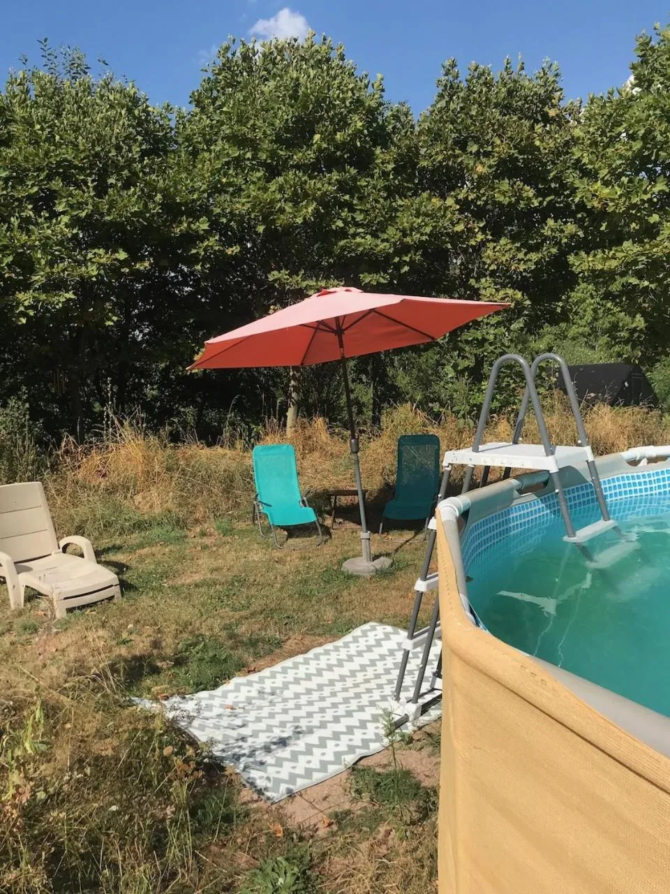 Swimming pool in Chambres d'Hôtes La Fougeraie