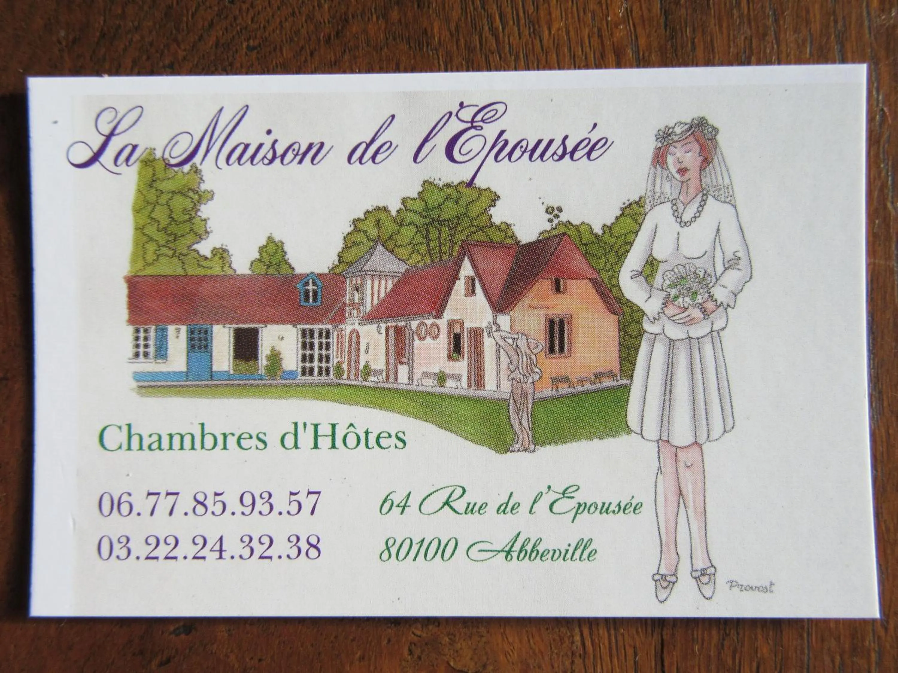 Property logo or sign in La Maison de l'Epousée B&B