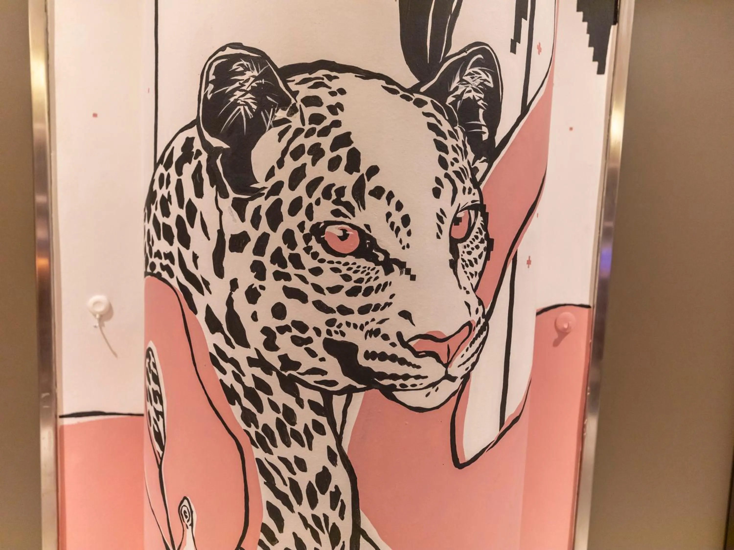 Decorative detail in Tabist CapsuleHotel APODS Himeji Station