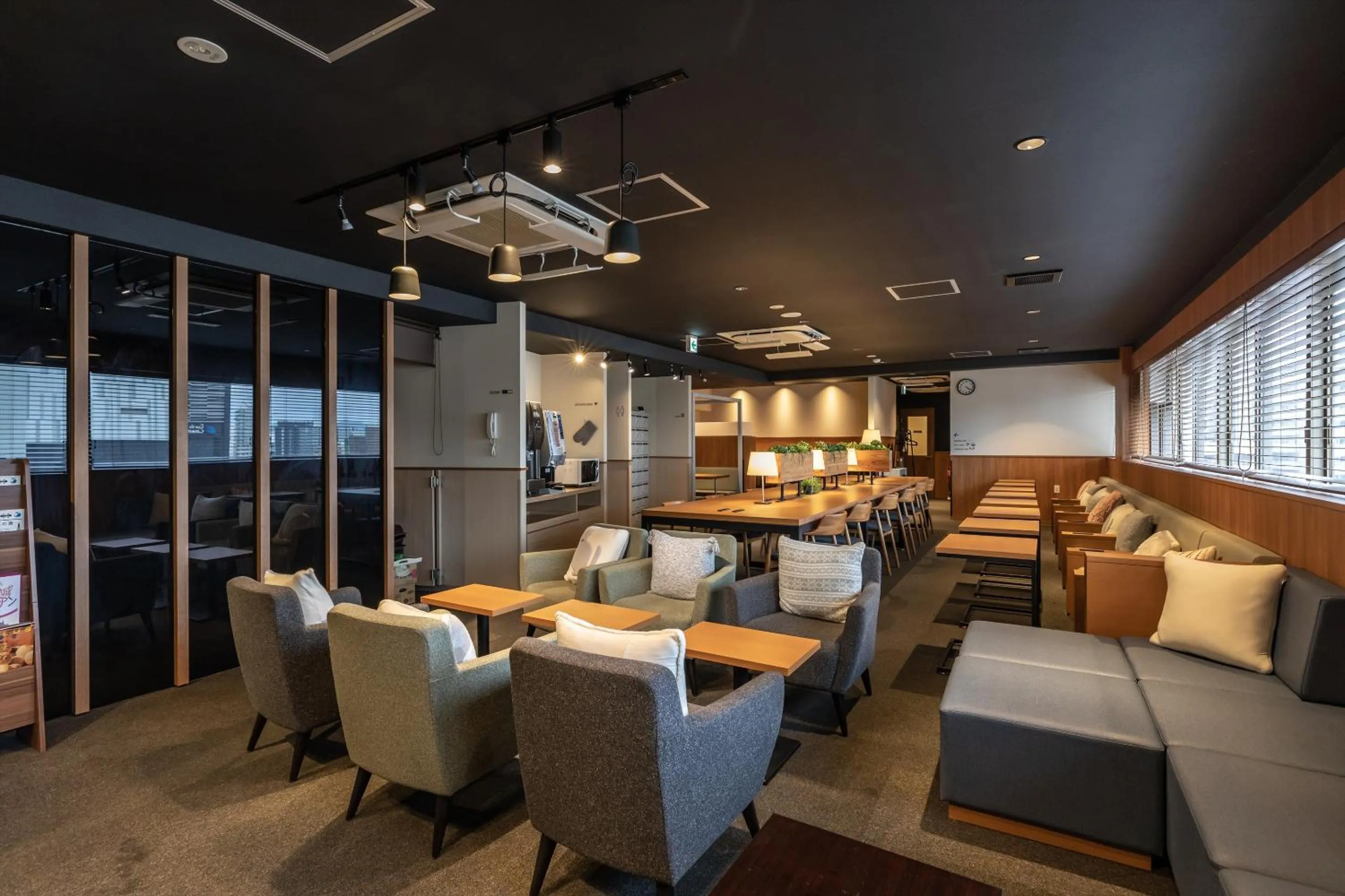 Lobby or reception in Tabist CapsuleHotel APODS Himeji Station