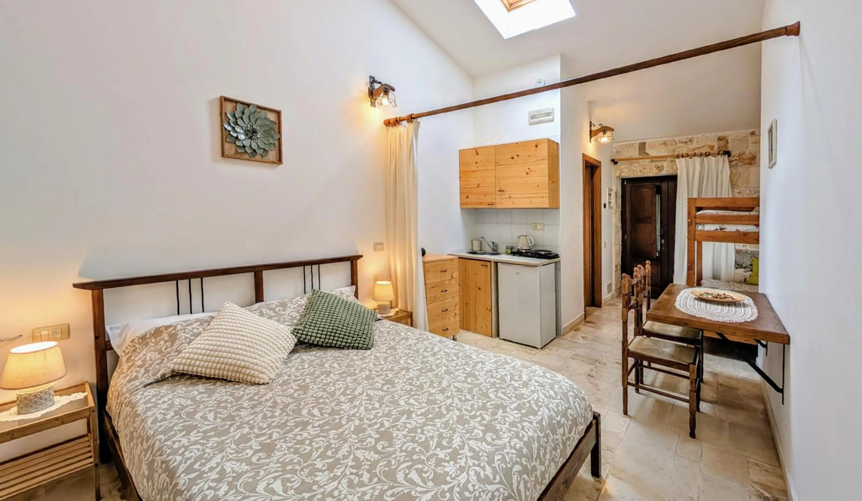 Bed in Trulli Panoramici