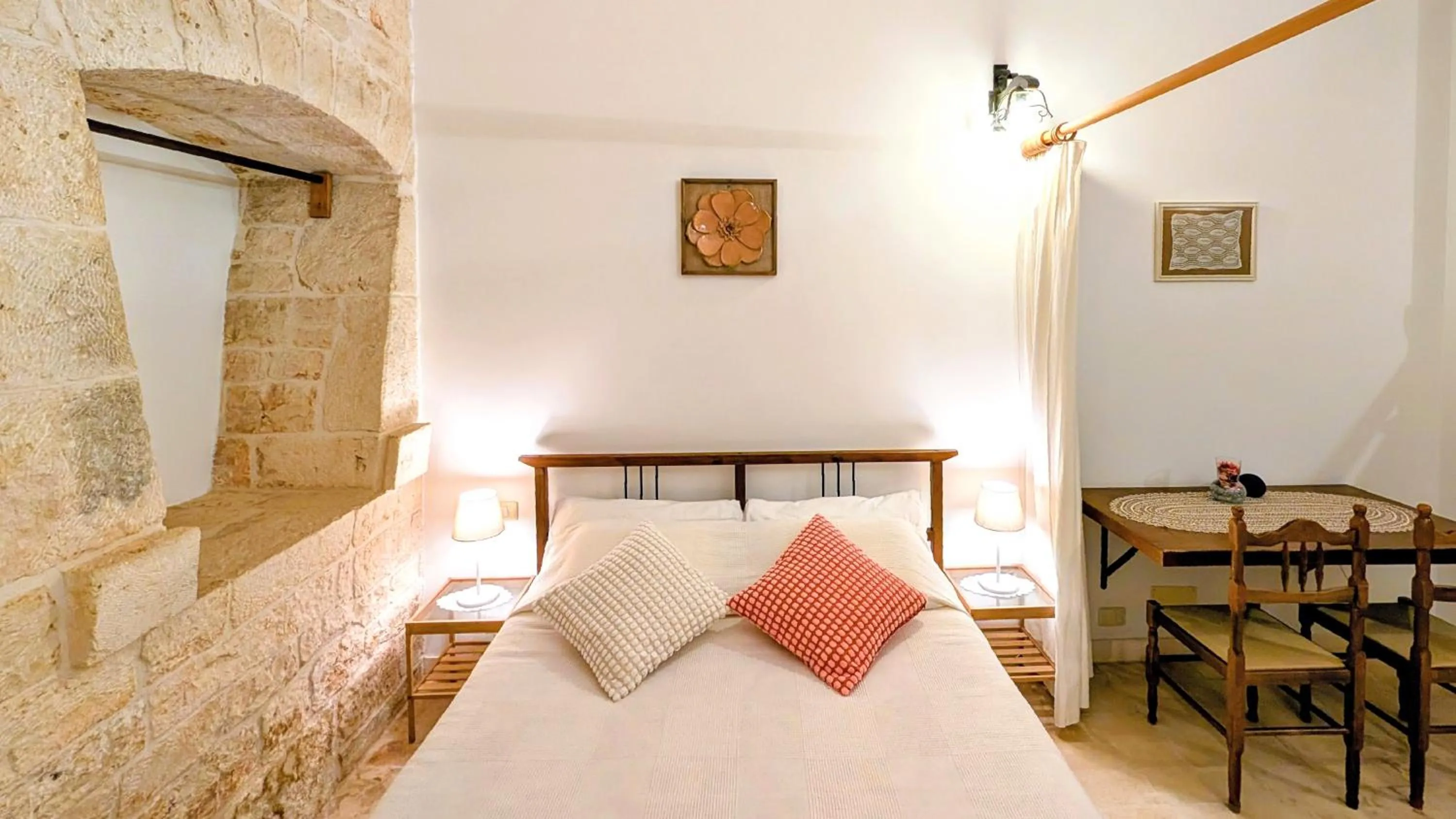 Bed in Trulli Panoramici