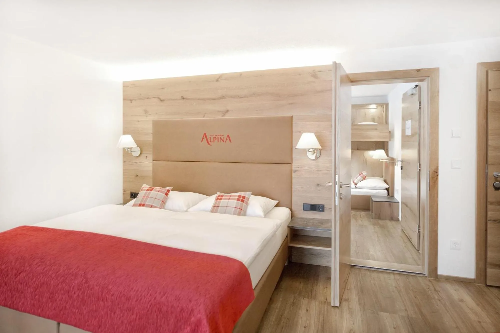 Bed in Hotel Alpina Superior
