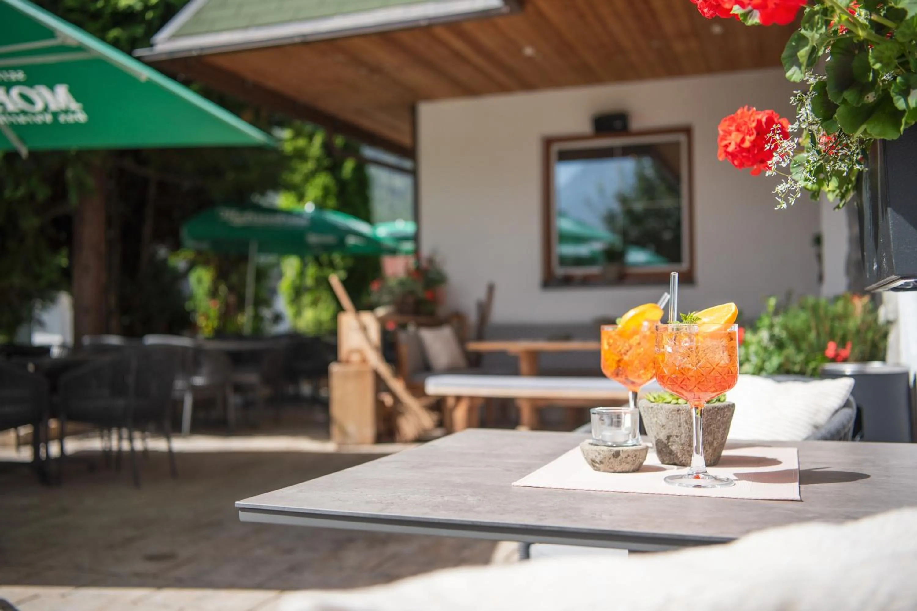 Patio in Hotel Pettneuerhof