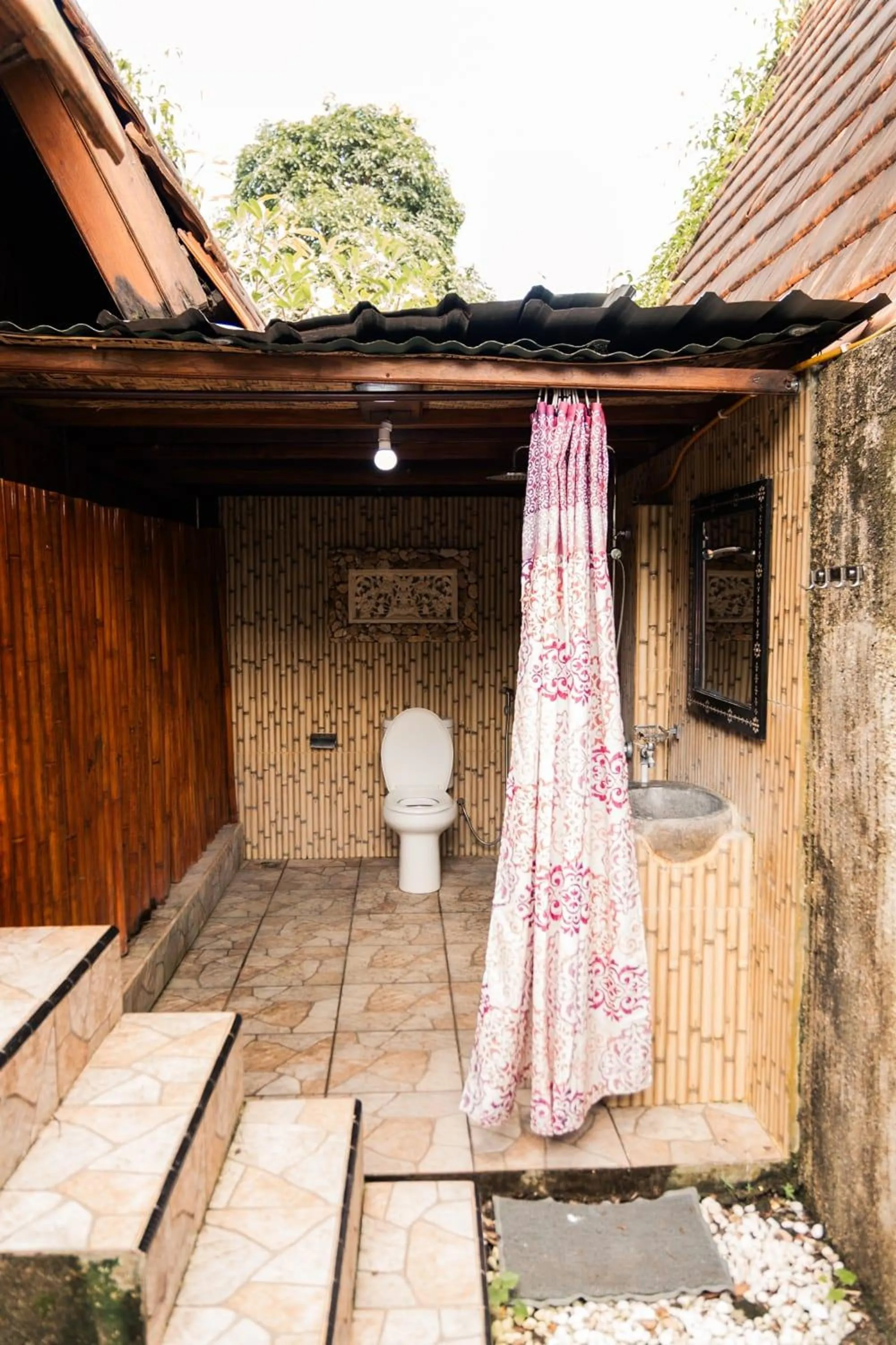 Bathroom in Yoki's Bungalows