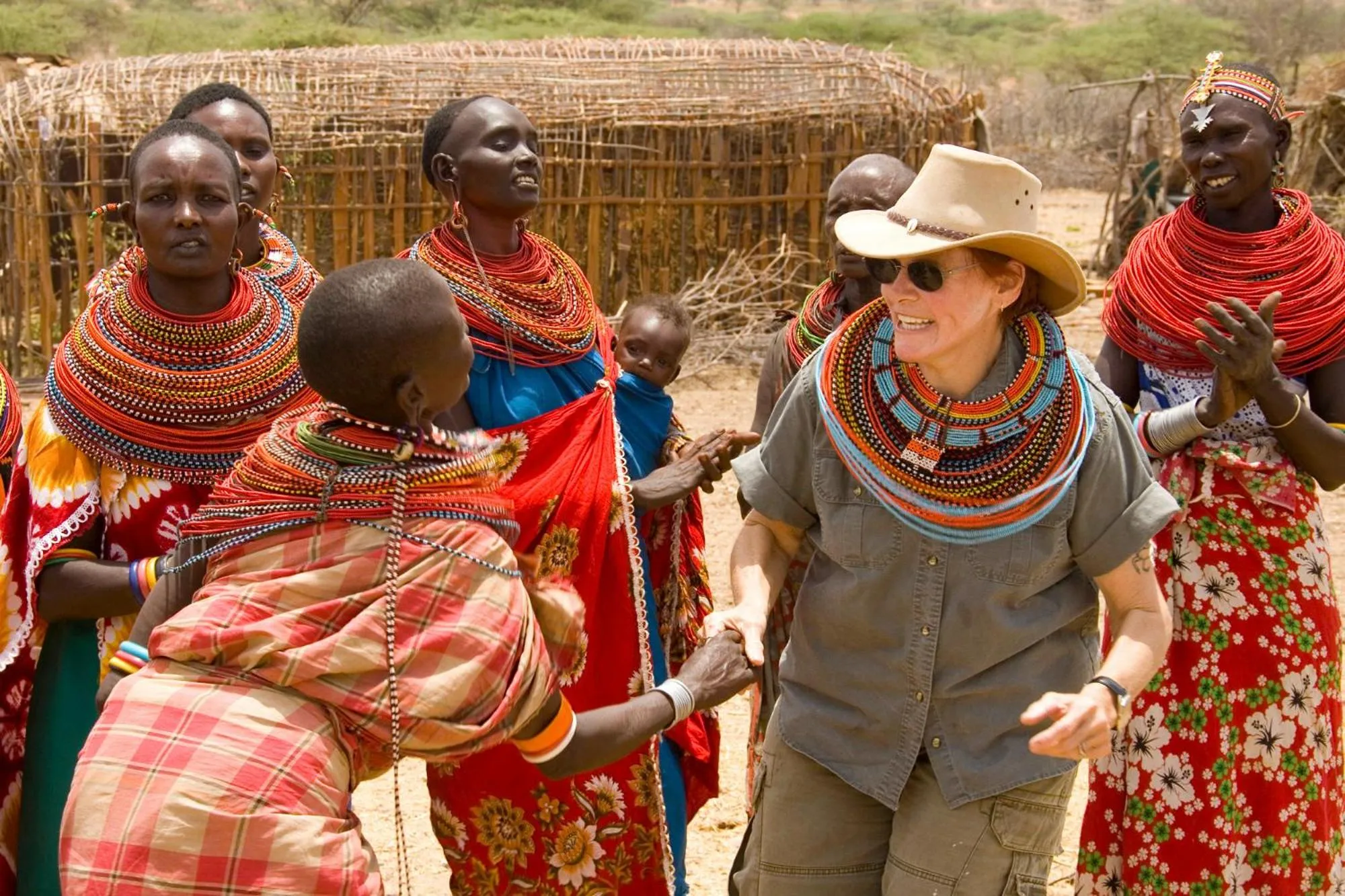Guests in Samburu Intrepids Tented Camp