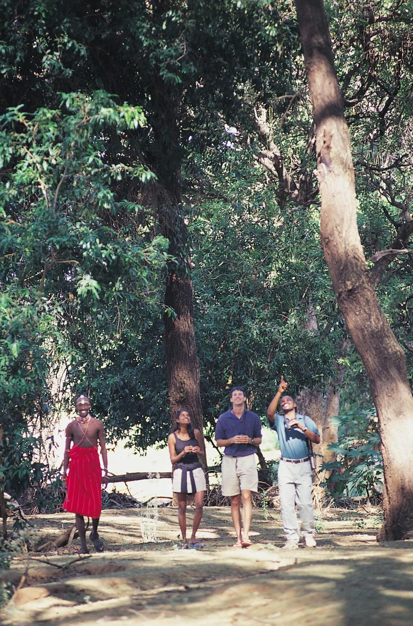 group of guests in Samburu Intrepids Tented Camp