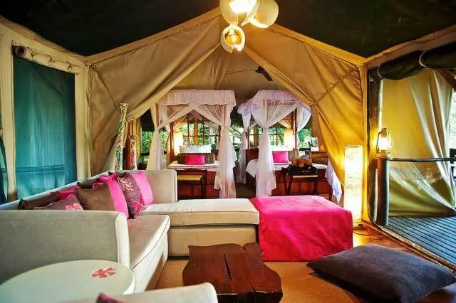 Photo of the whole room, Bed in Samburu Intrepids Tented Camp