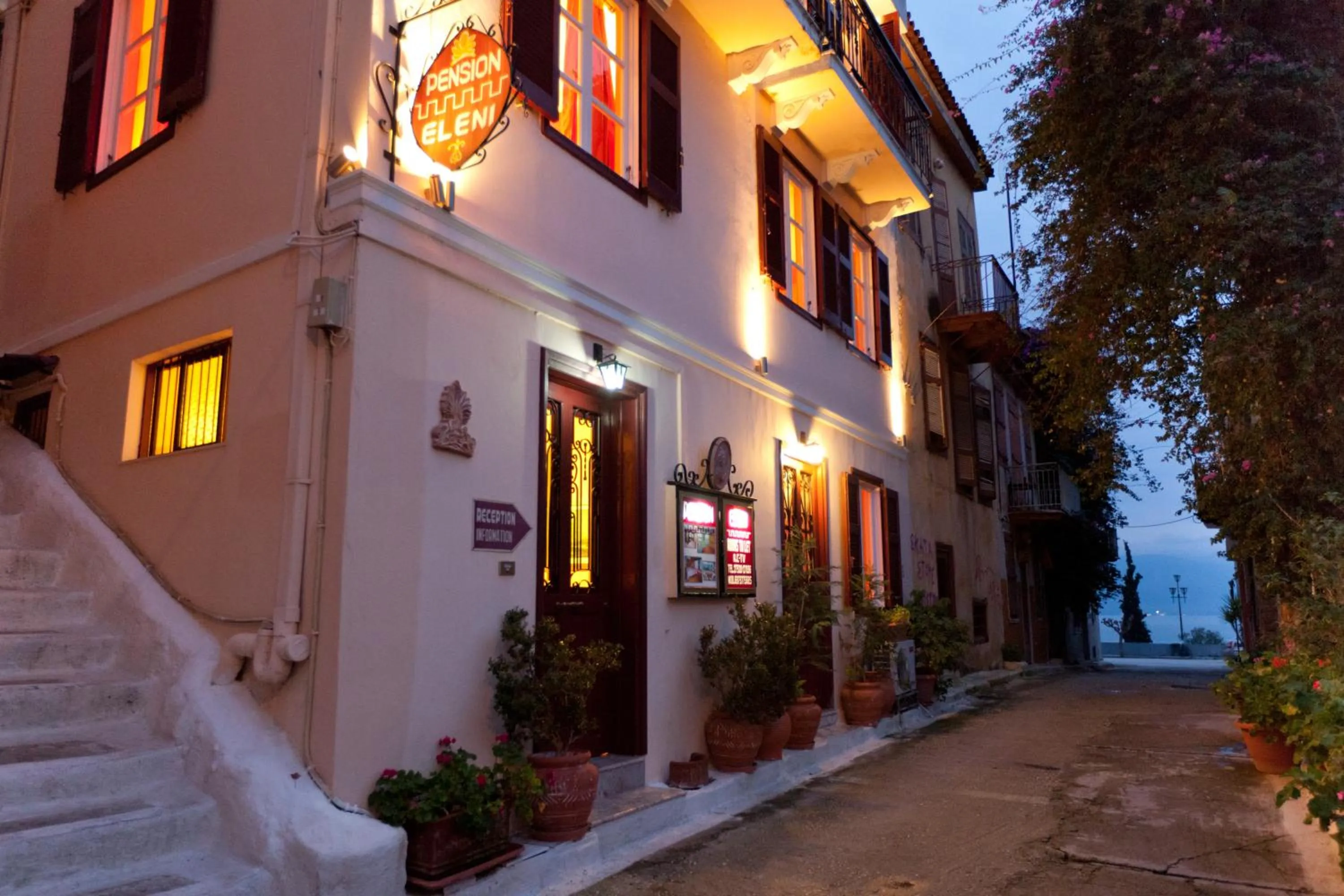 Facade/entrance in Pension Eleni