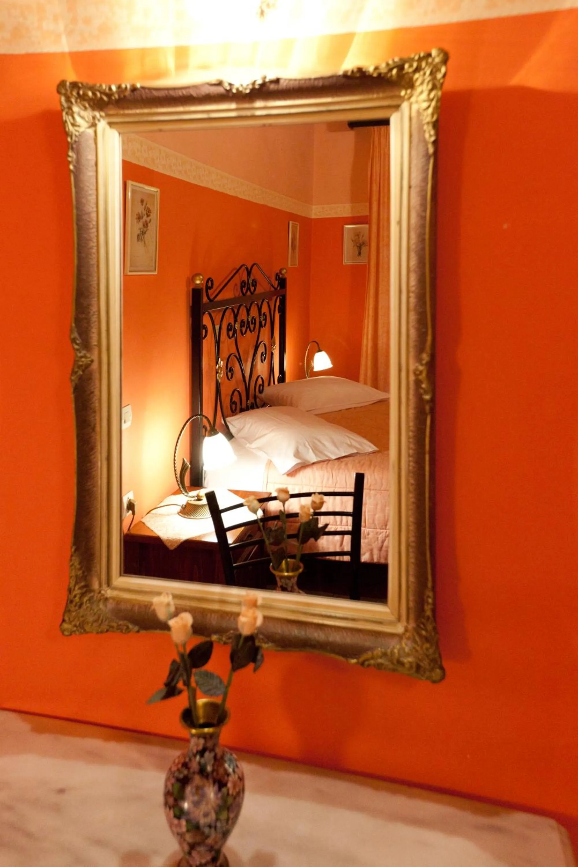 Decorative detail, Bed in Pension Eleni