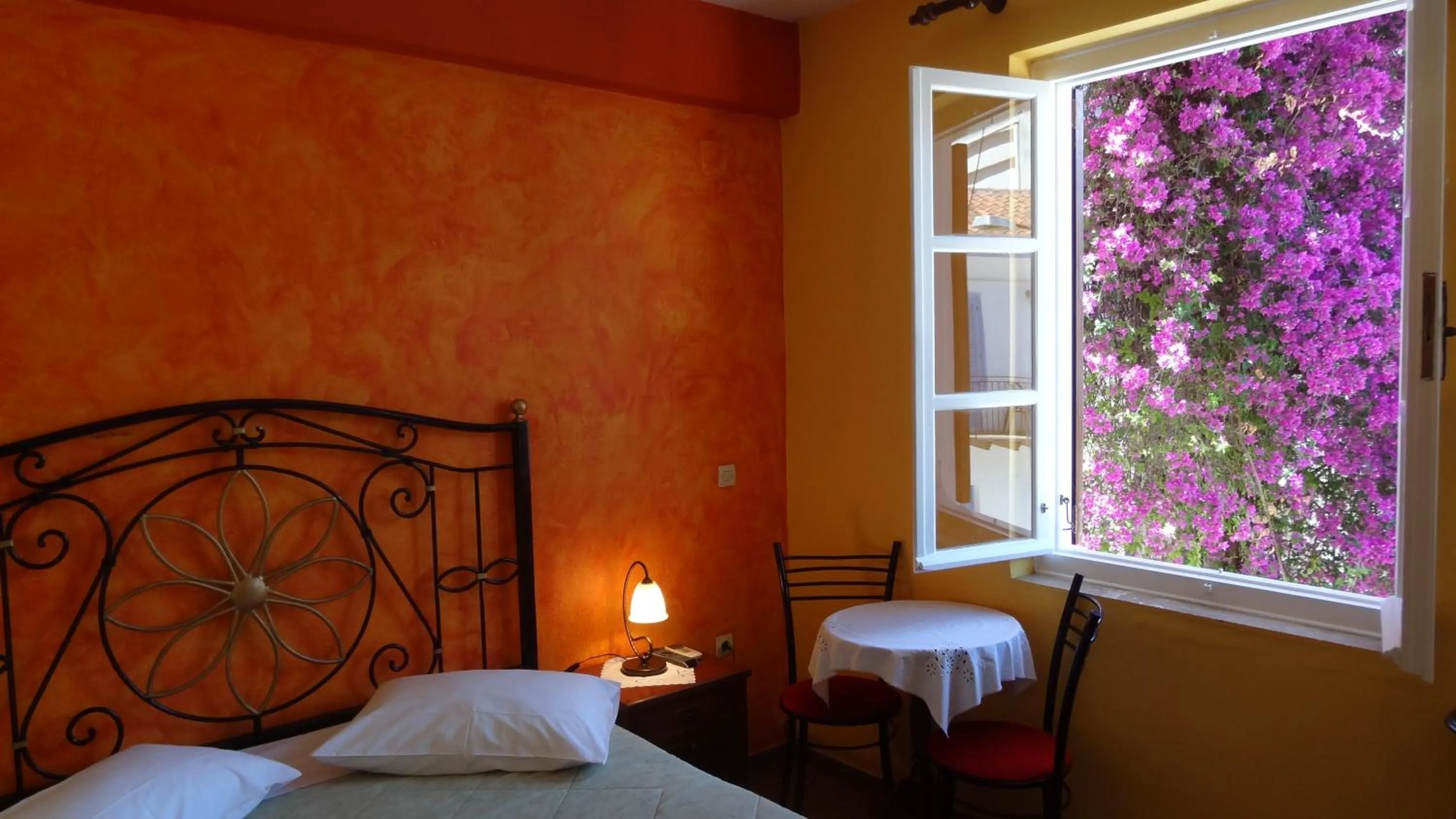 Bed in Pension Eleni